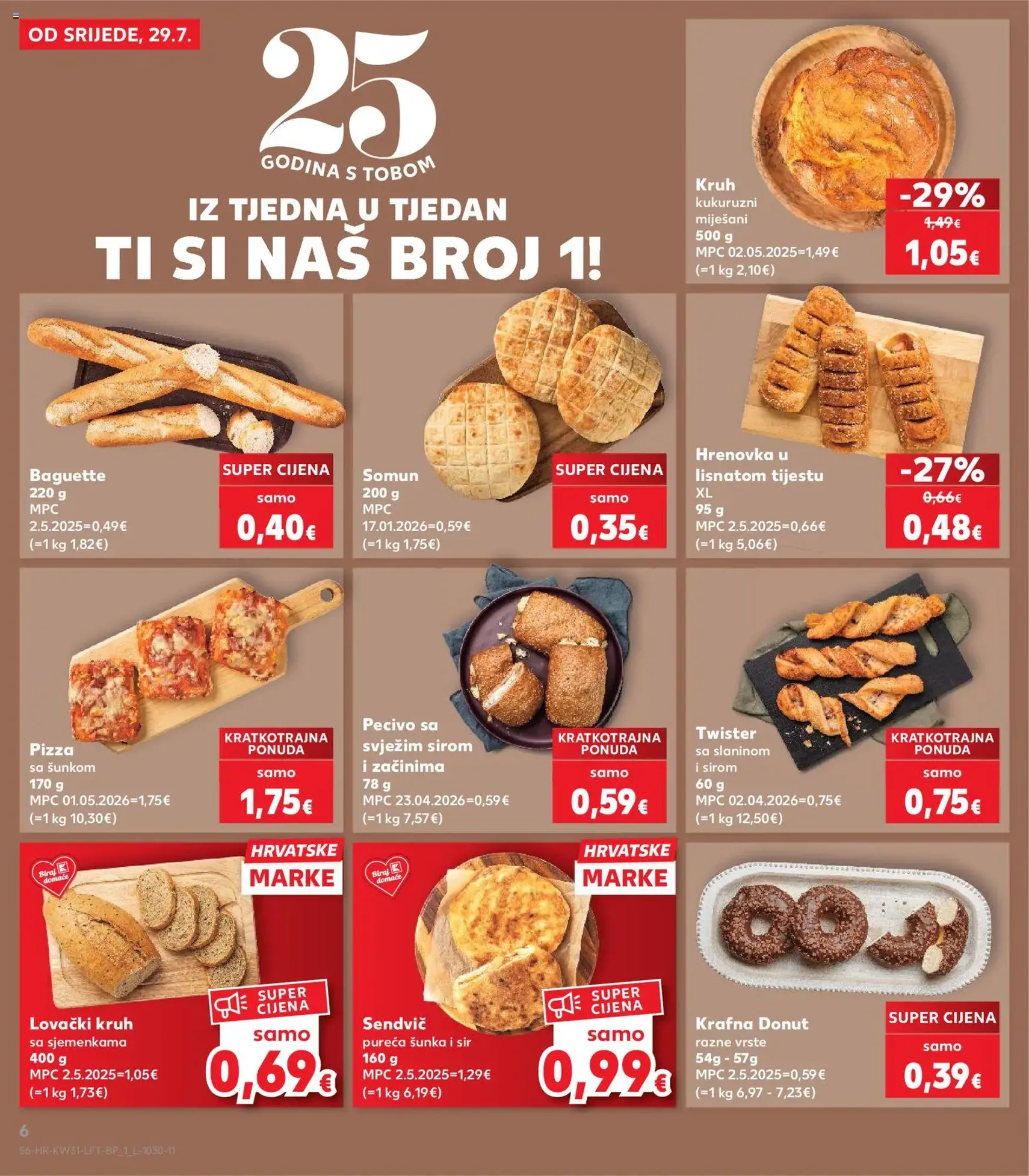 Kaufland HR akciós újság - 2026.07.29. érvényes szórólap 6 oldal 32 oldalból