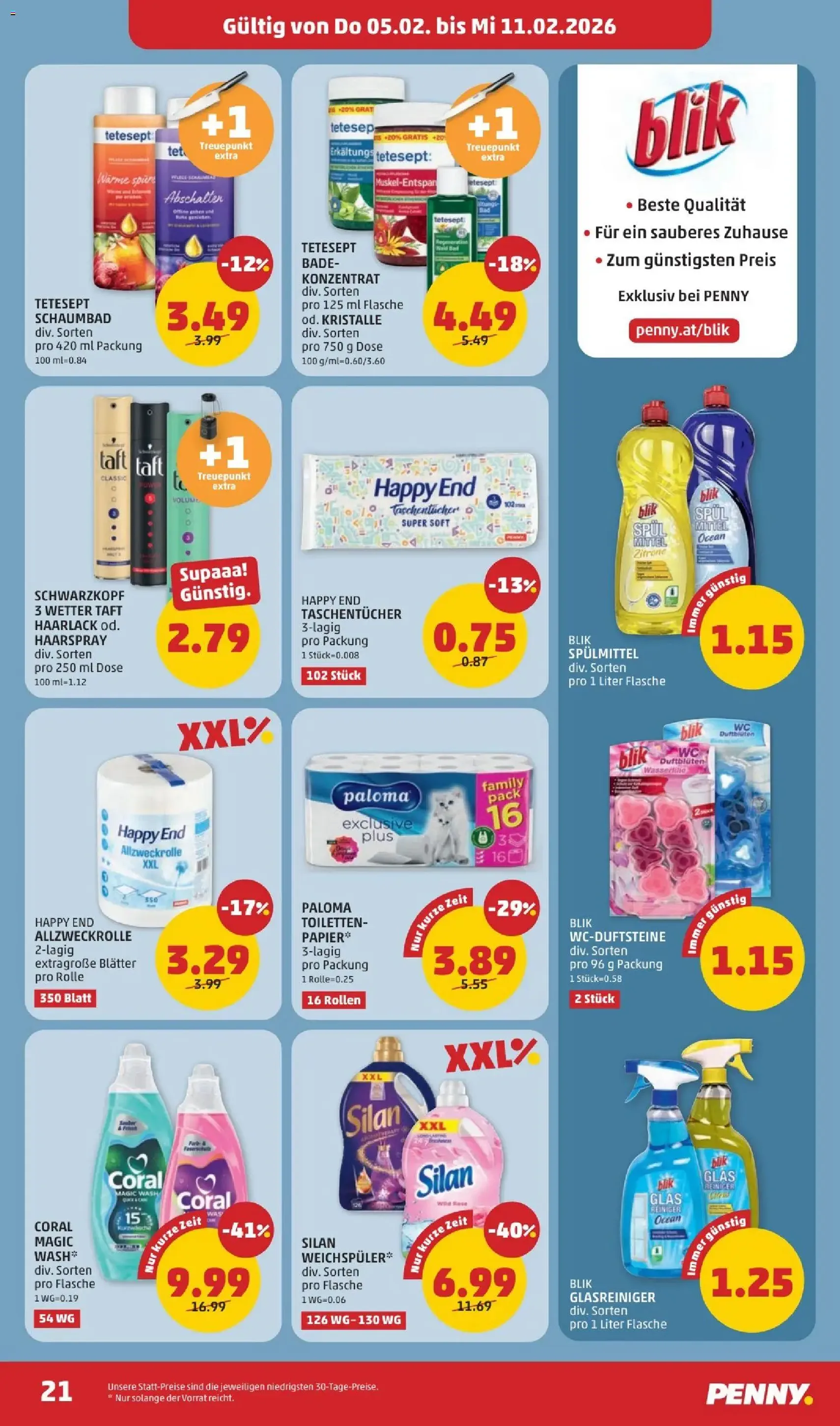 Penny Markt Flugblatt - Gültiger Prospekt ab 05.02.2026, Seite 21 von insgesamt 32