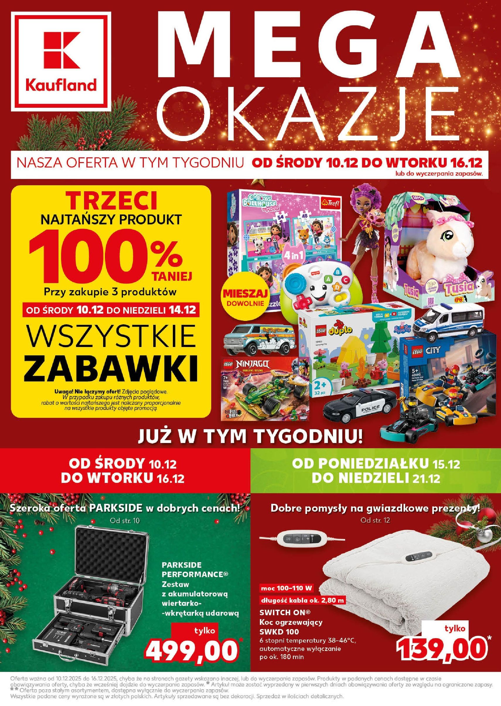 Kaufland gazetka - Mega okazje - ważny gazetka od 10.12.2025 strona 1 z 20