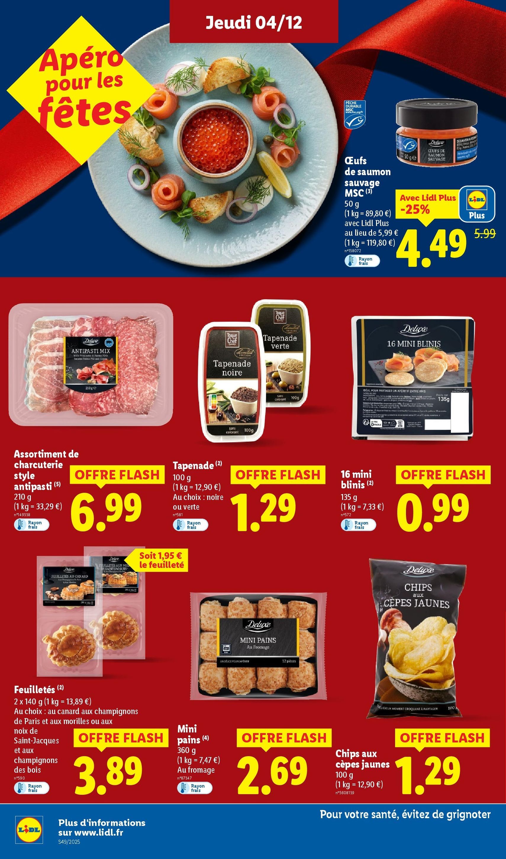 LIDL catalogue semaine 49 - brochure valable à partir du 04/12/2025, page 22 sur 96