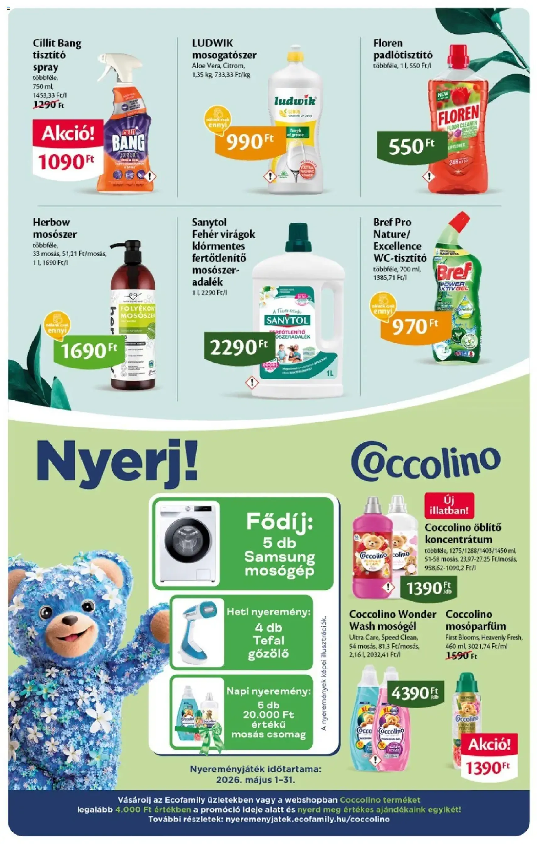 EcoFamily akciós újság - 2026.05.07. érvényes szórólap 18 oldal 20 oldalból