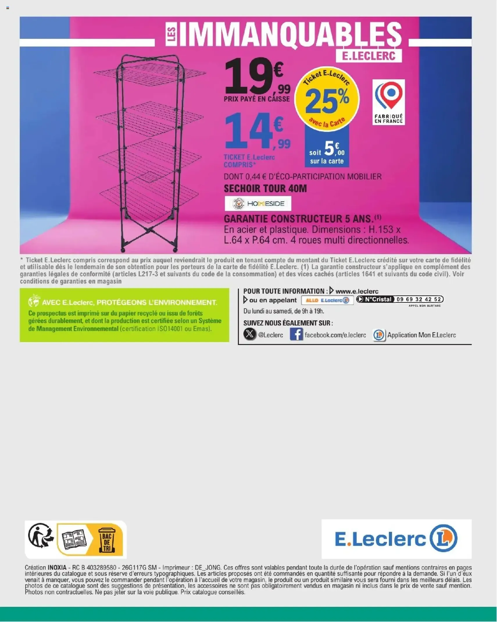 E.Leclerc catalogue - brochure valable à partir du 21/07/2026, page 28 sur 28