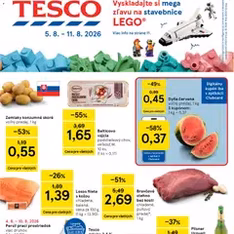 Tesco Hypermarket - leták - náhľad letáku platný od 05.08.2026