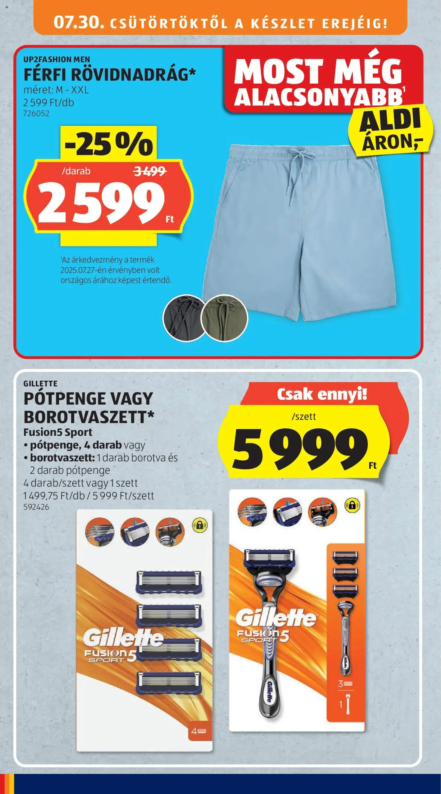 Aldi akciós újság - 2026.07.30. érvényes szórólap 40 oldal 54 oldalból