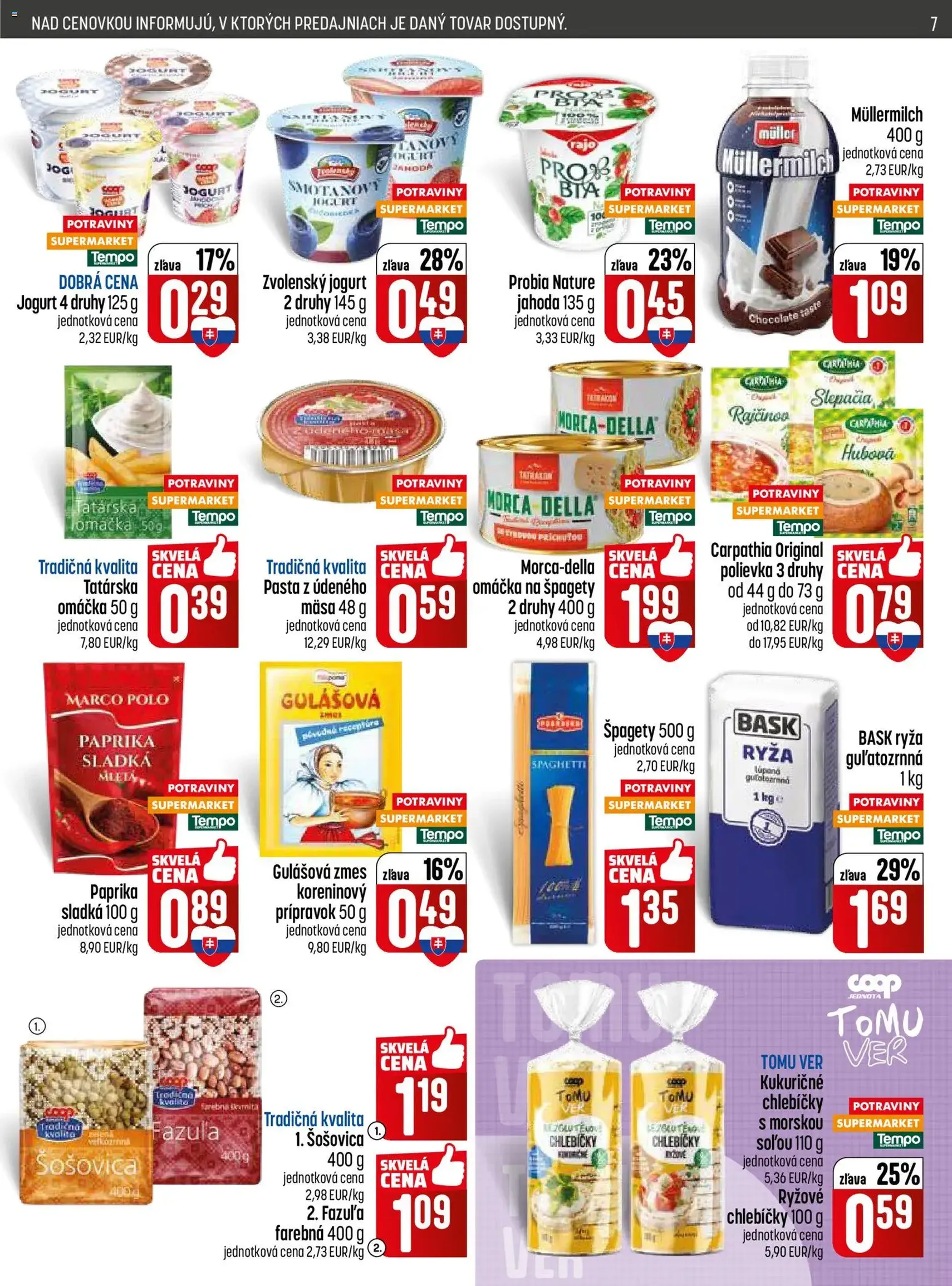 COOP Jednota leták - platný leták od 28.05.2026 strana 7 z 28