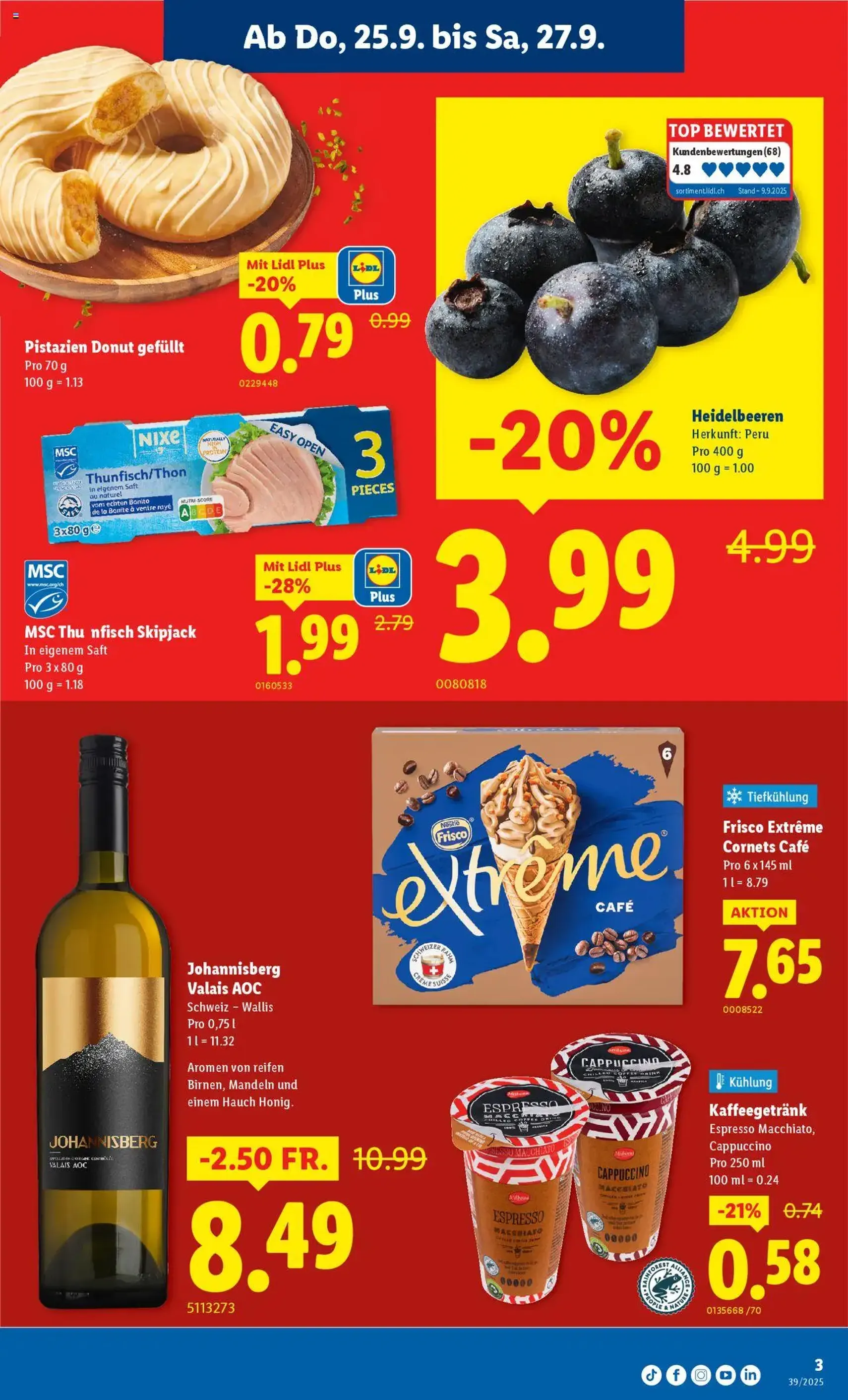 Lidl Aktionen - Gültiger Prospekt ab 25.09.2025, Seite 3 von insgesamt 32