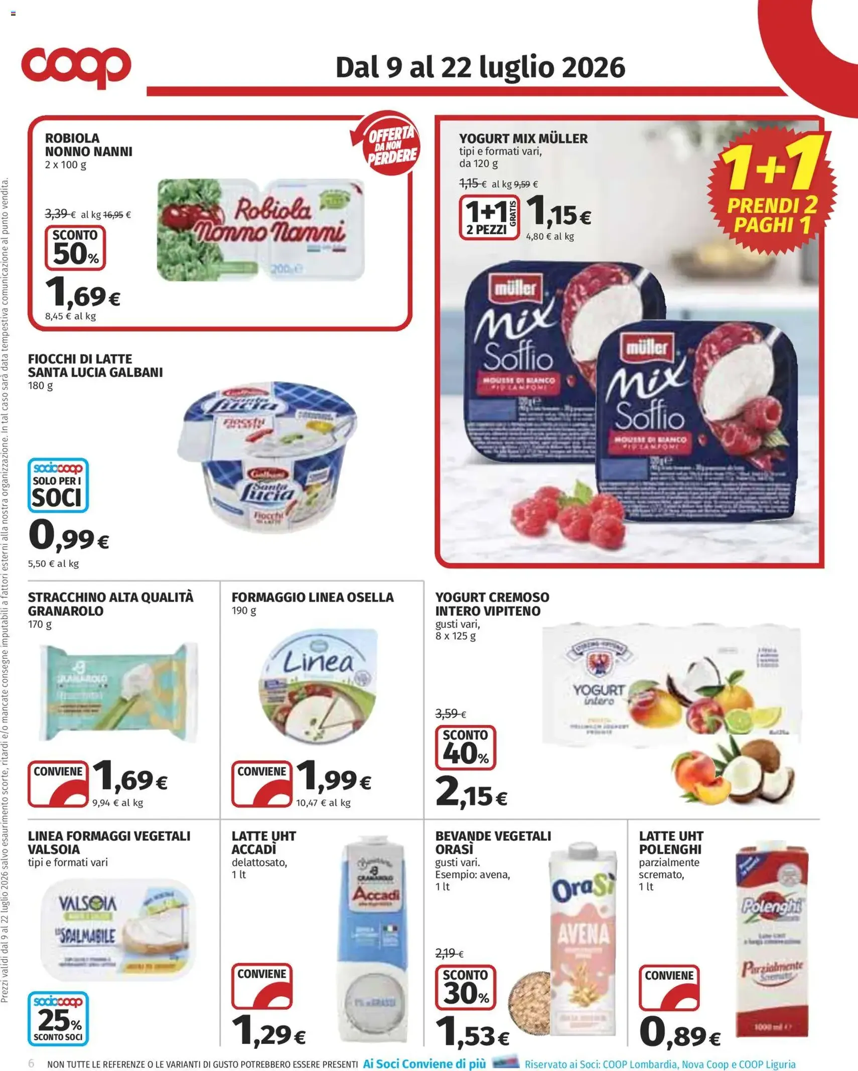COOP volantino - volantino valido dal 09/07/2026 pagina 6 di 24