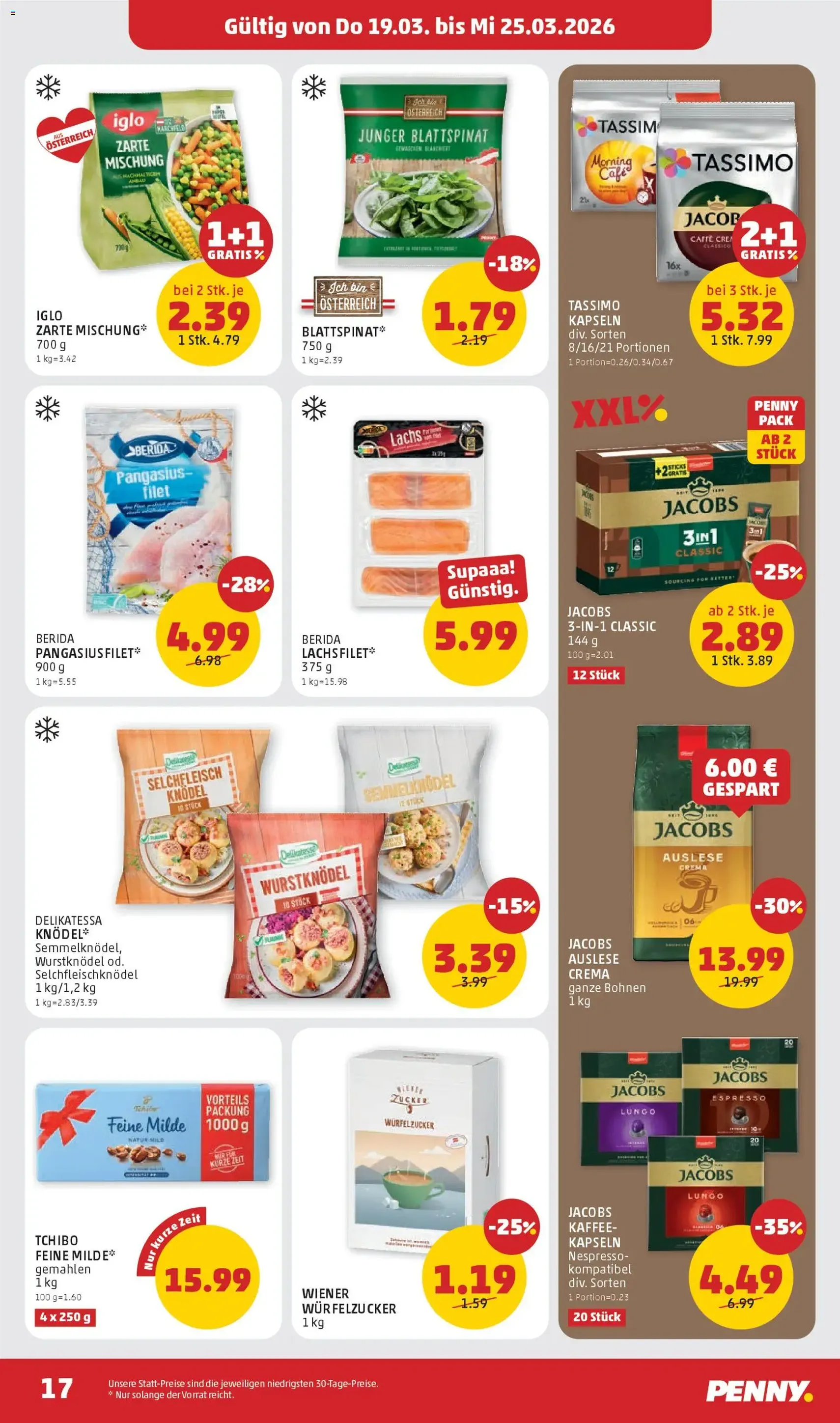 Penny Markt - Flugblatt - Gültiger Prospekt ab 19.03.2026, Seite 17 von insgesamt 32