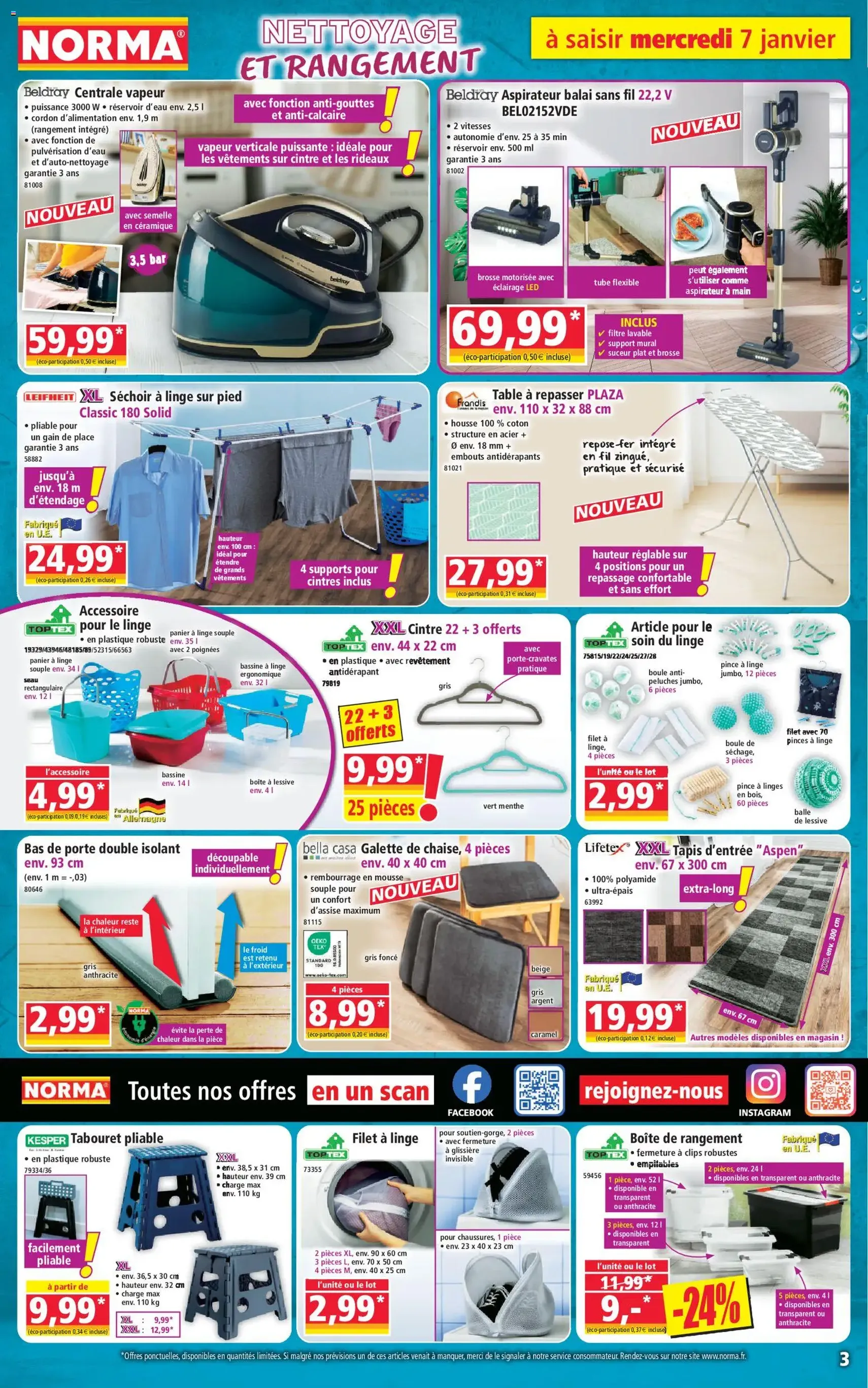 Norma catalogue - brochure valable à partir du 07/01/2025, page 3 sur 14