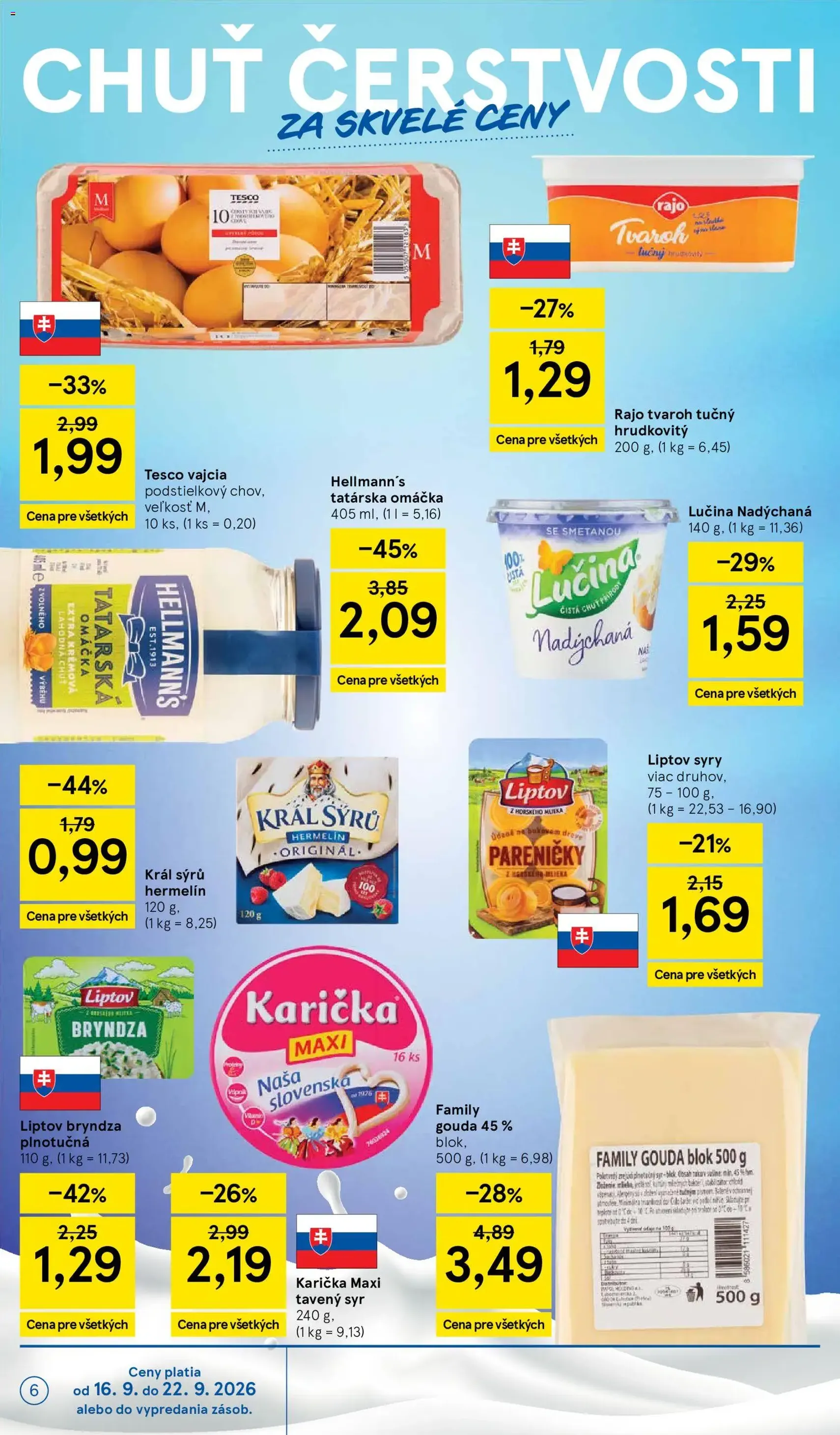 Tesco Hypermarket - leták - platný leták od 16.09.2026 strana 6 z 42