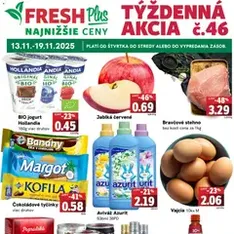 Fresh leták - náhľad letáku platný od 13.11.2025