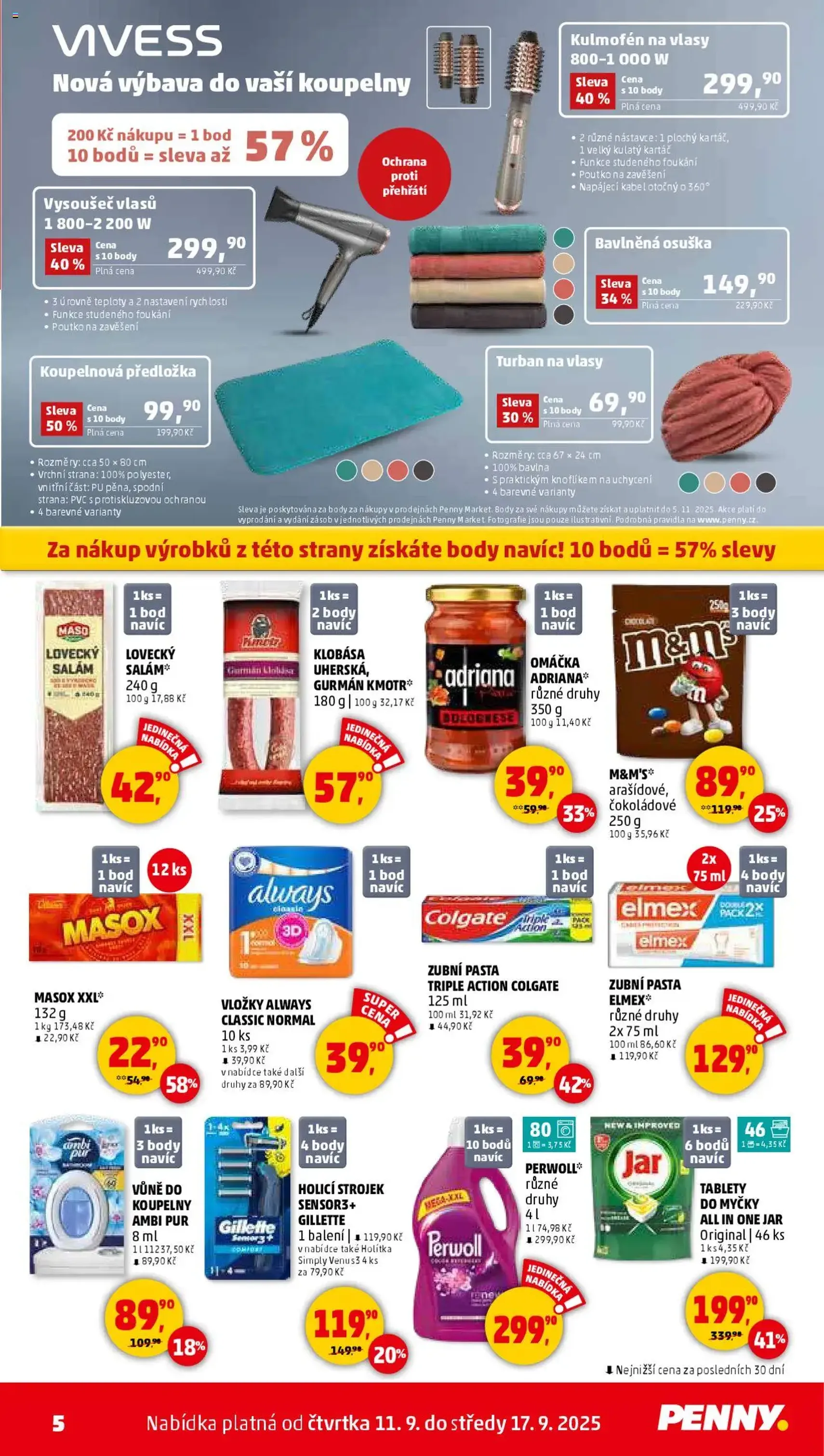 Penny Market leták - Čtvrtečník - platný leták od 11.09.2025 strana 5 z 43
