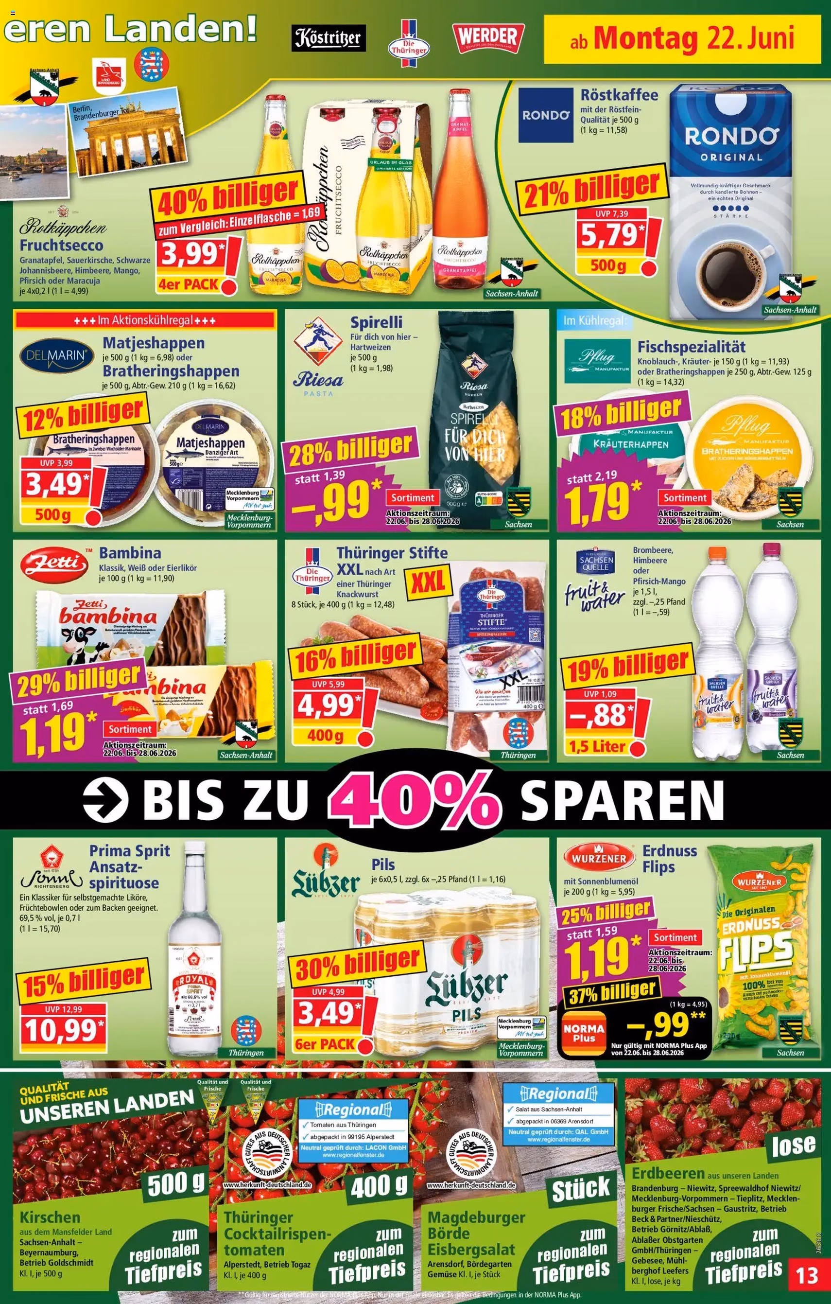 Norma Prospekt - Gültiger Prospekt ab 22.06.2026, Seite 13 von insgesamt 21