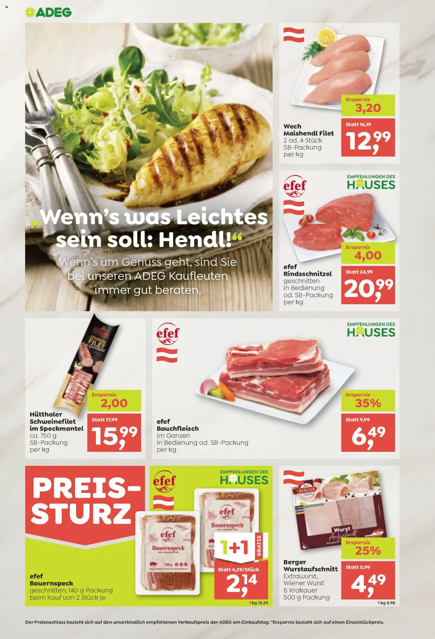 ADEG Flugblatt - Gültiger Prospekt ab 13.11.2025, Seite 4 von insgesamt 12