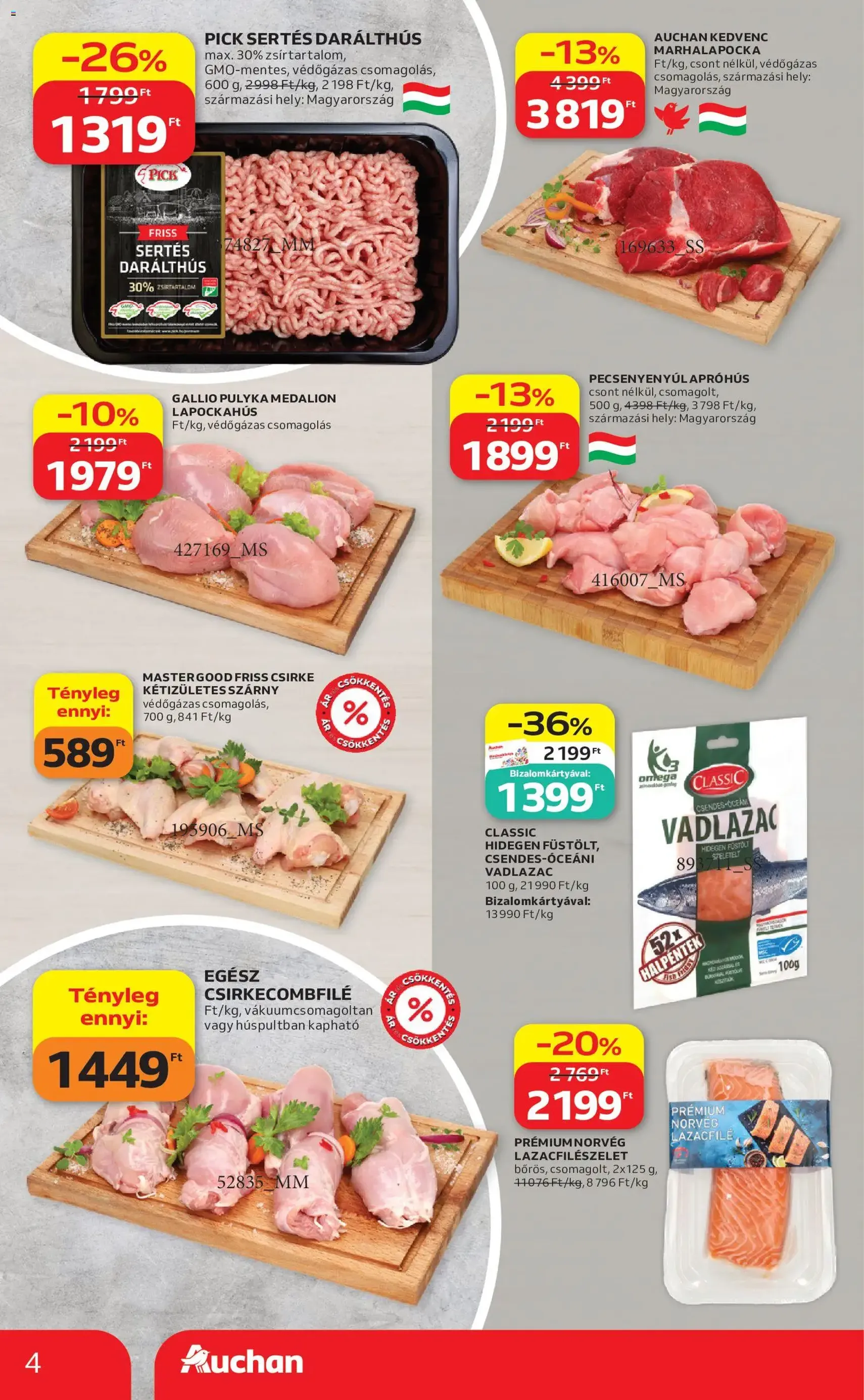 Auchan akciós újság - 2026.06.18. érvényes szórólap 4 oldal 40 oldalból