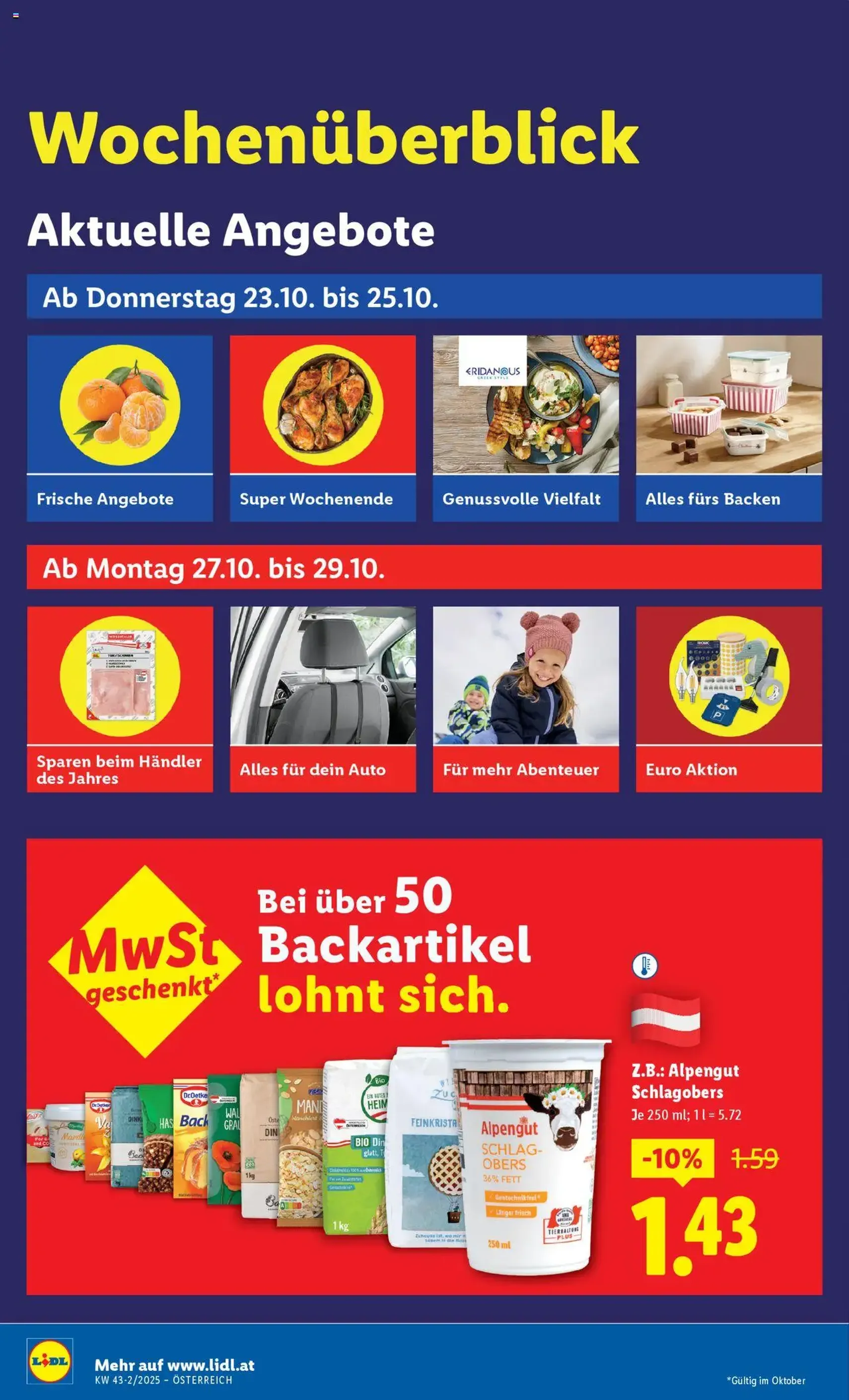 Lidl Flugblatt - Gültiger Prospekt ab 23.10.2025, Seite 2 von insgesamt 48 Lidl Flugblatt - Gültiger Prospekt ab 23.10.2025, Seite 2 von insgesamt 48
