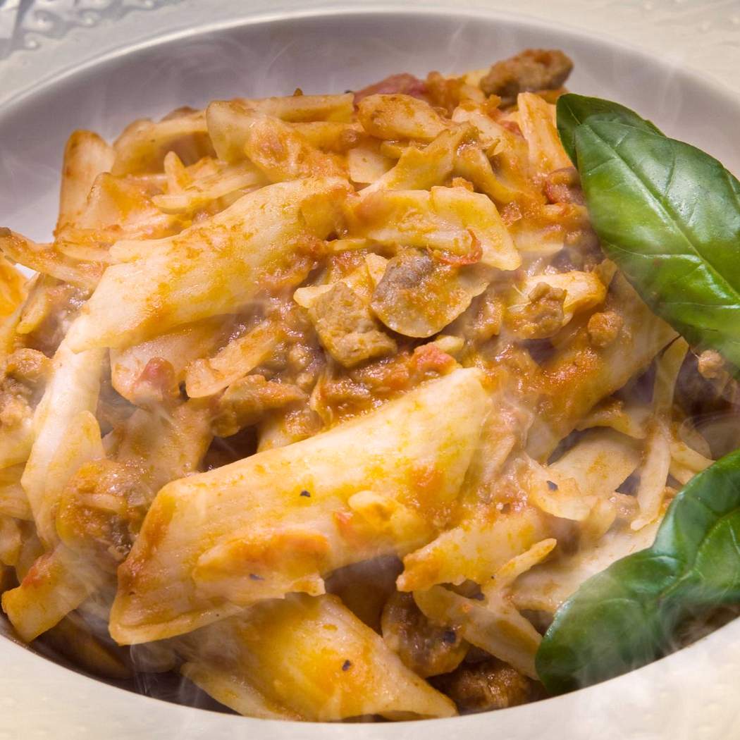 Penne ai carciofi e pomodoro