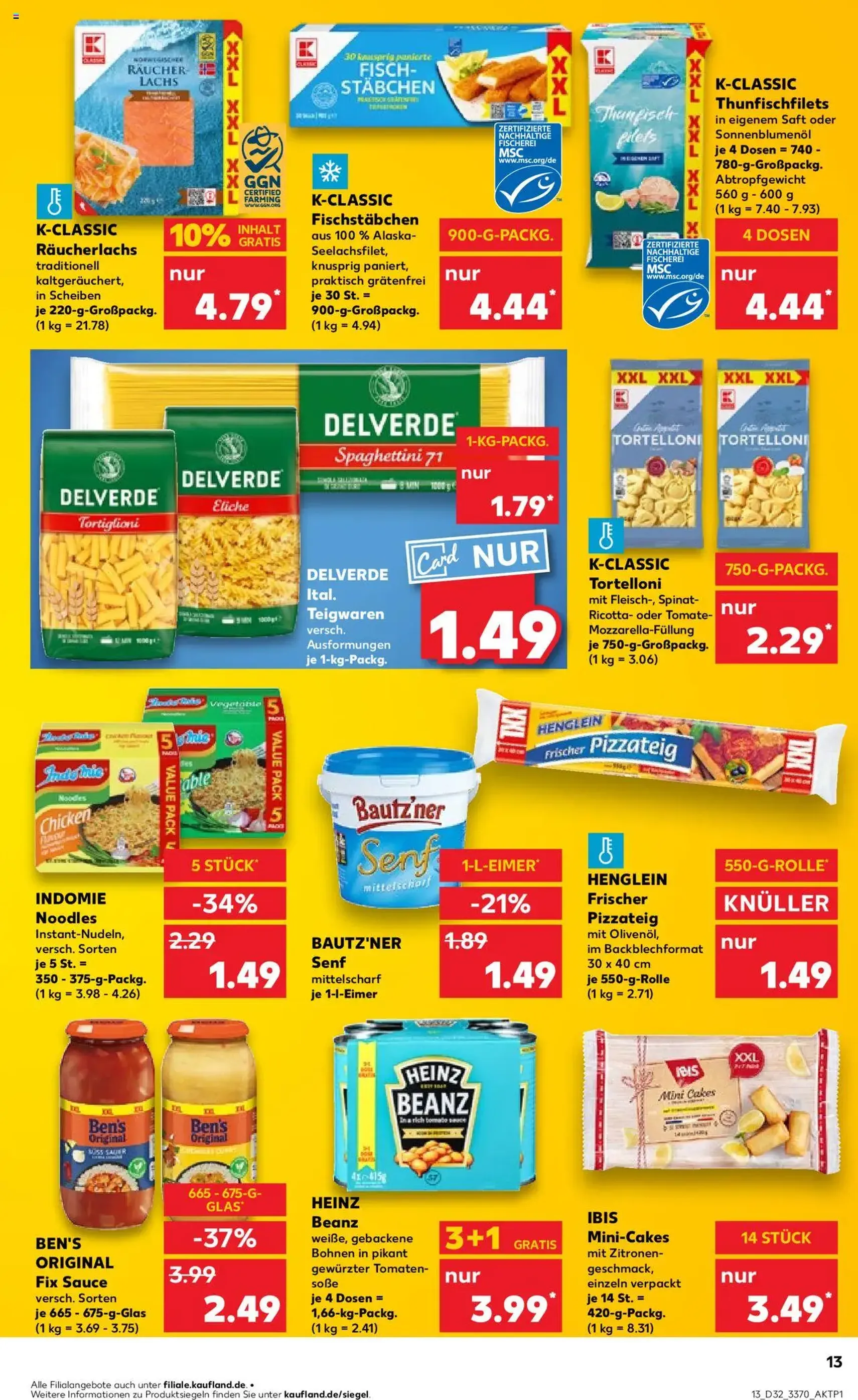Kaufland Prospekt - Gültiger Prospekt ab 07.08.2025, Seite 13 von insgesamt 60 Kaufland Prospekt - Gültiger Prospekt ab 07.08.2025, Seite 13 von insgesamt 60