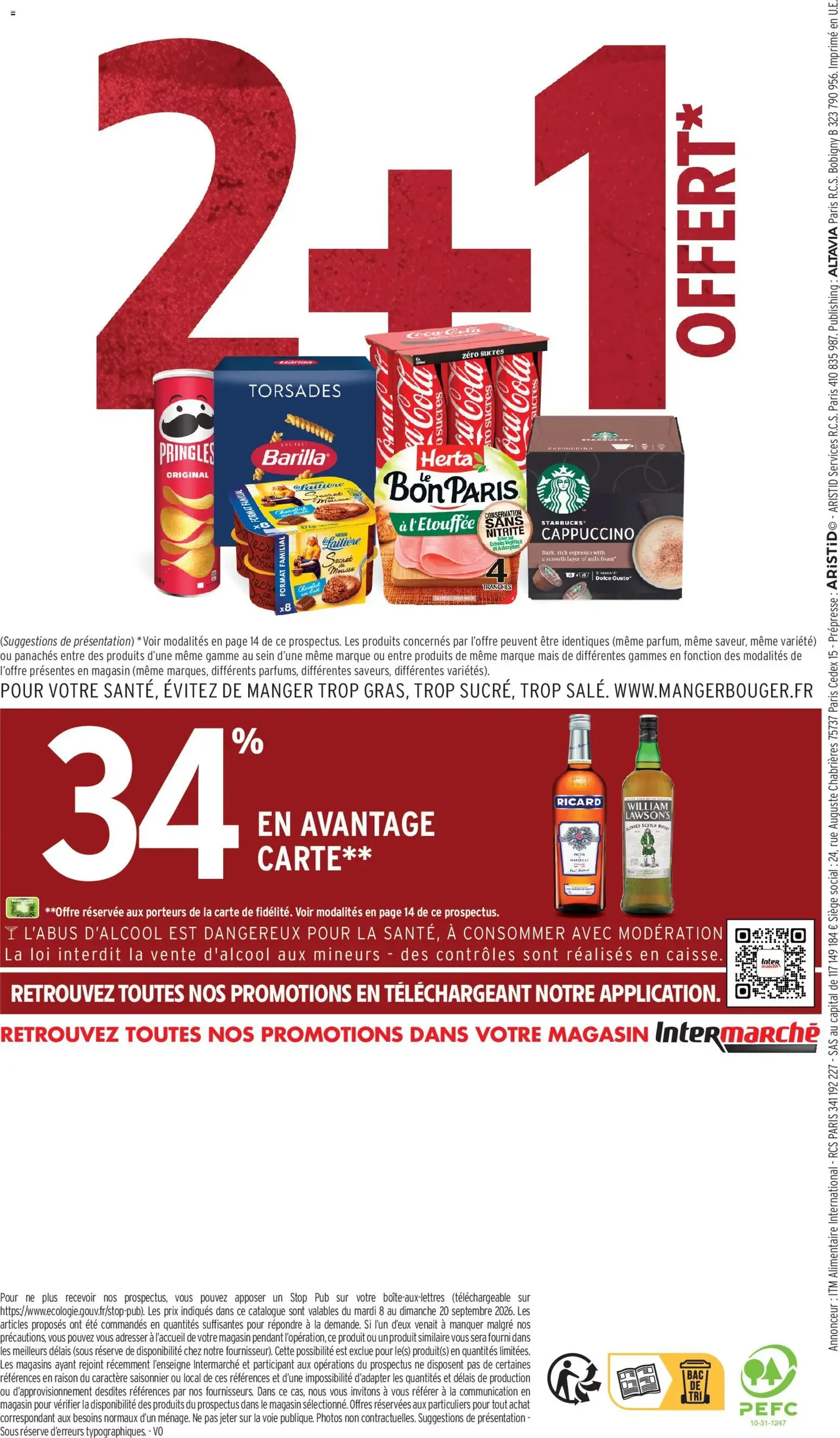 Intermarché - C'est notre anniversaire - brochure valable à partir du 08/09/2026, page 20 sur 20