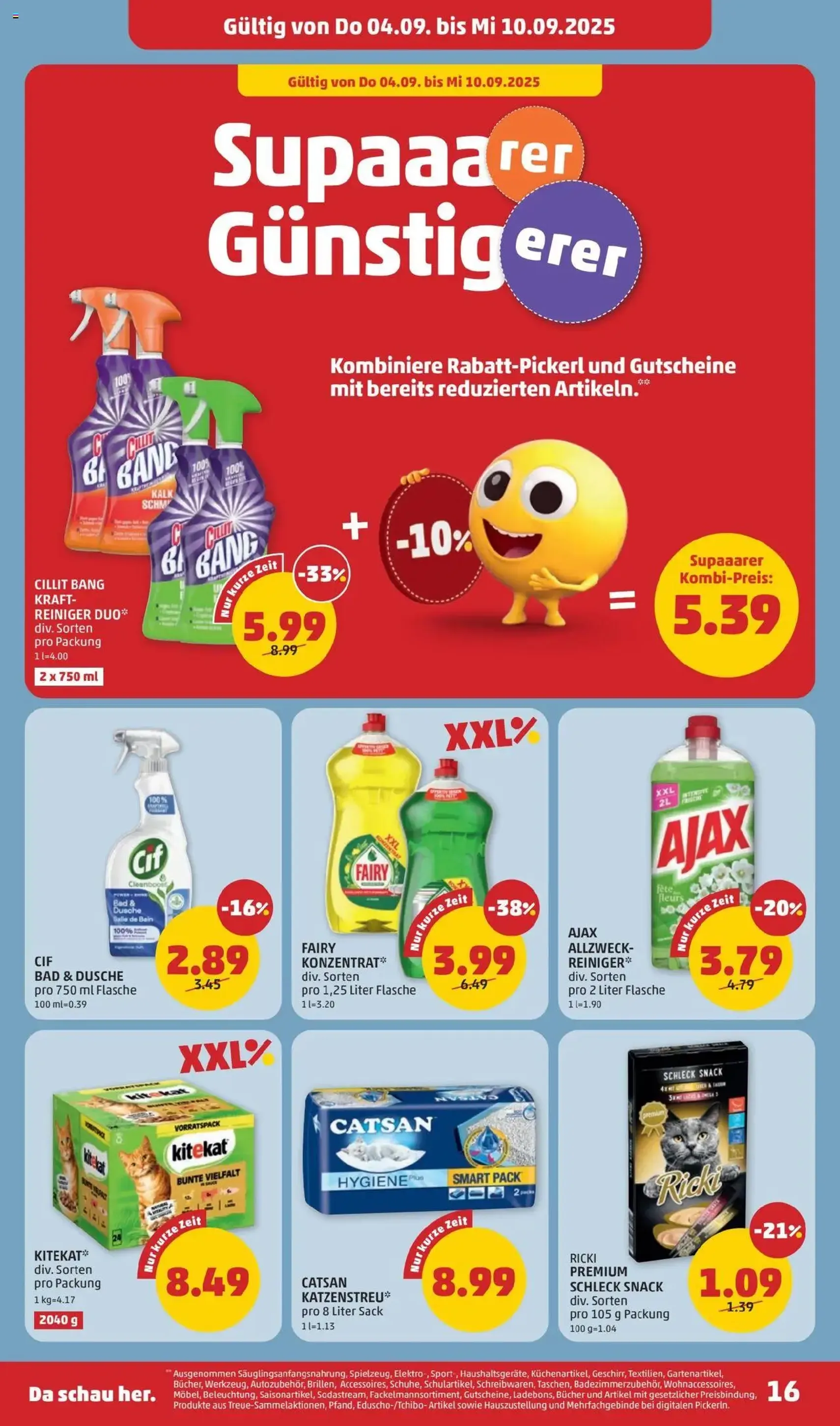 Penny Markt Flugblatt - Gültiger Prospekt ab 04.09.2025, Seite 16 von insgesamt 28 Penny Markt Flugblatt - Gültiger Prospekt ab 04.09.2025, Seite 16 von insgesamt 28