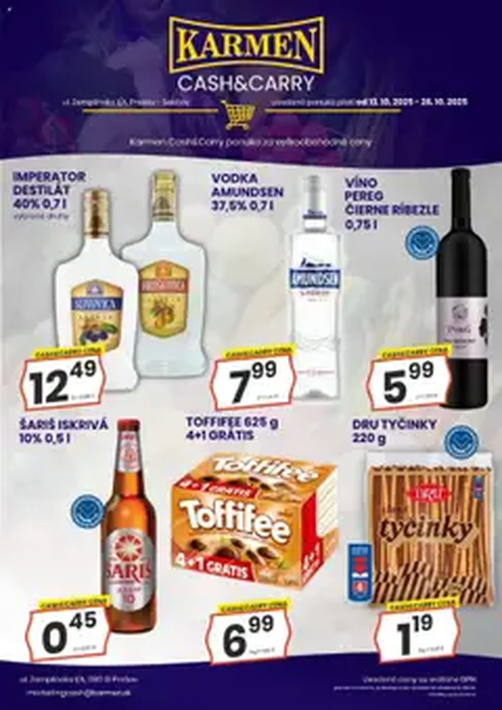 KARMEN CBA leták - platný leták od 13.10.2025 strana 1 z 1