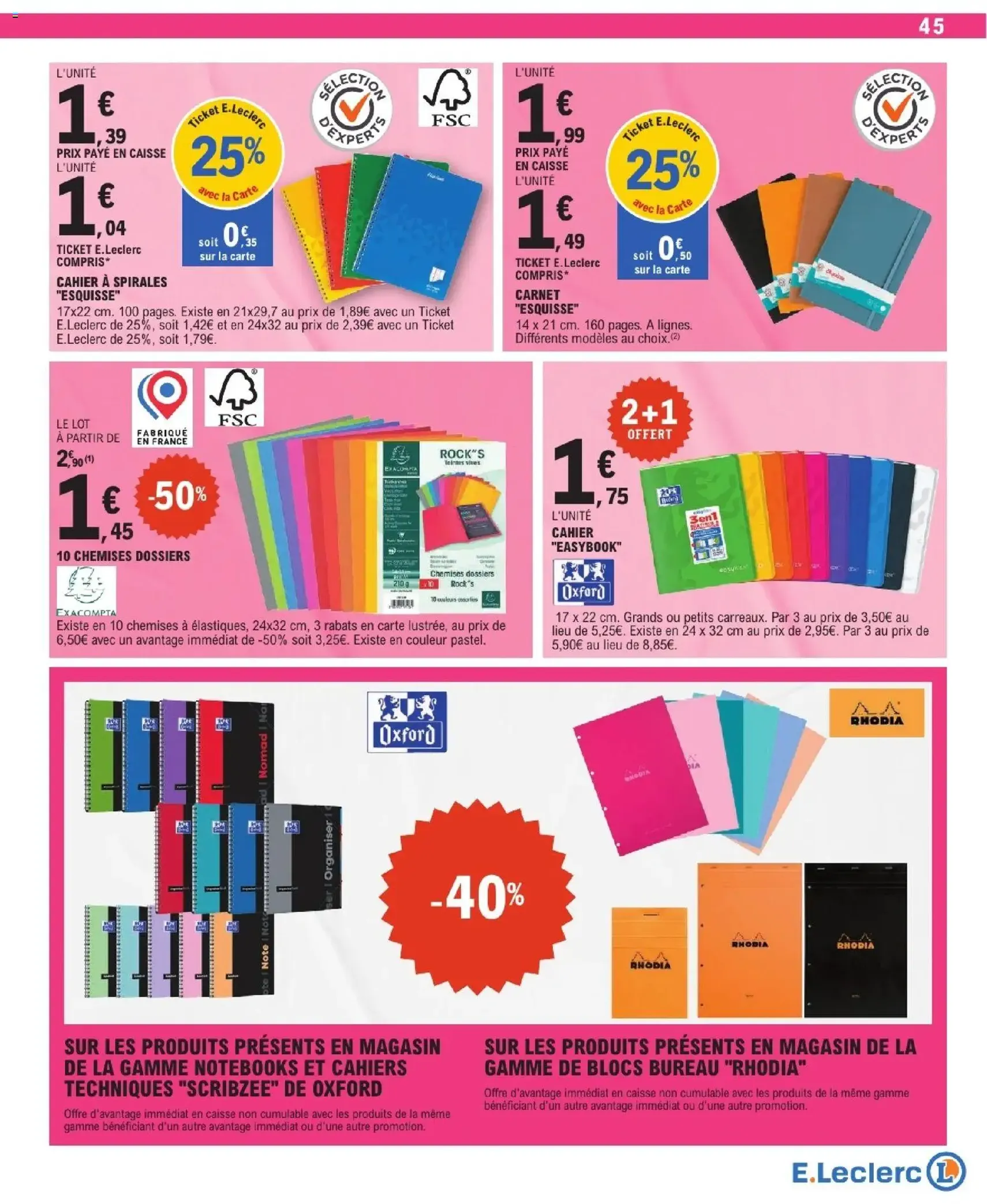 E.Leclerc catalogue semaine 2 - brochure valable à partir du 06/01/2026, page 45 sur 56