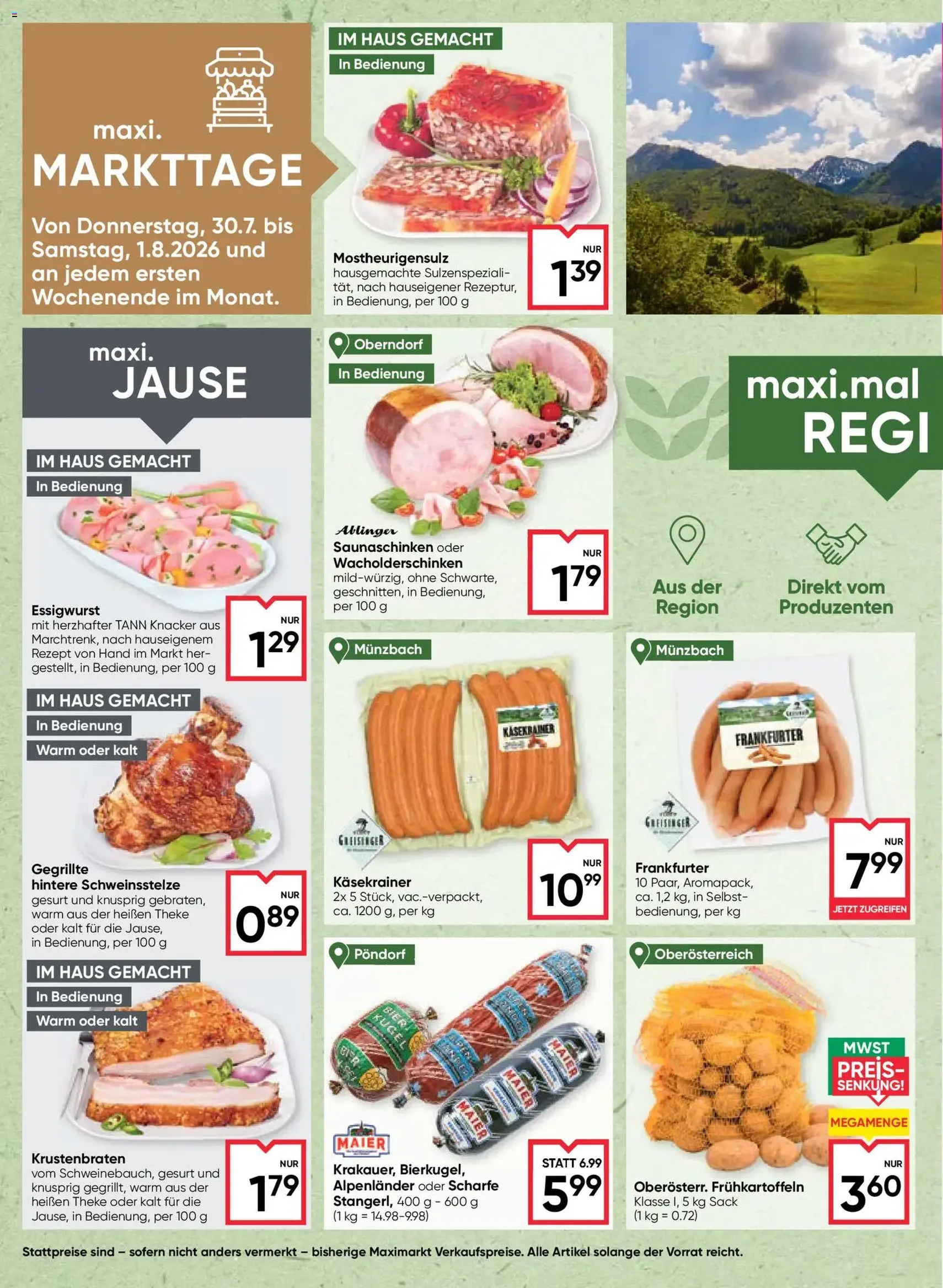 Maximarkt Flugblatt - Gültiger Prospekt ab 30.07.2026, Seite 8 von insgesamt 24