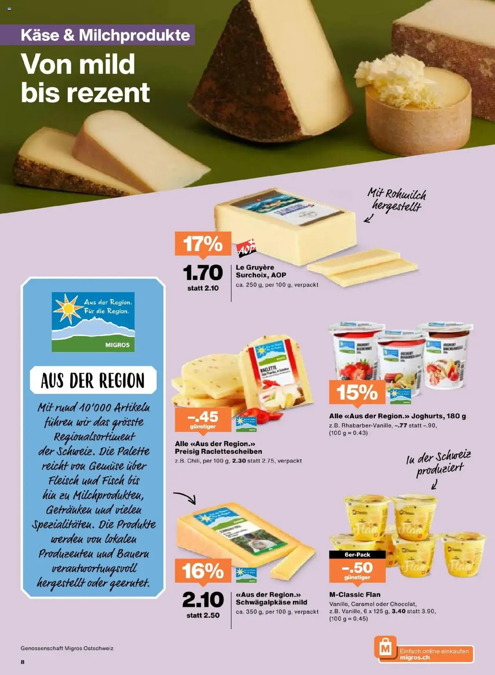 Migros Aktionen - Gültiger Prospekt ab 09.09.2025, Seite 8 von insgesamt 20 Migros Aktionen - Gültiger Prospekt ab 09.09.2025, Seite 8 von insgesamt 20