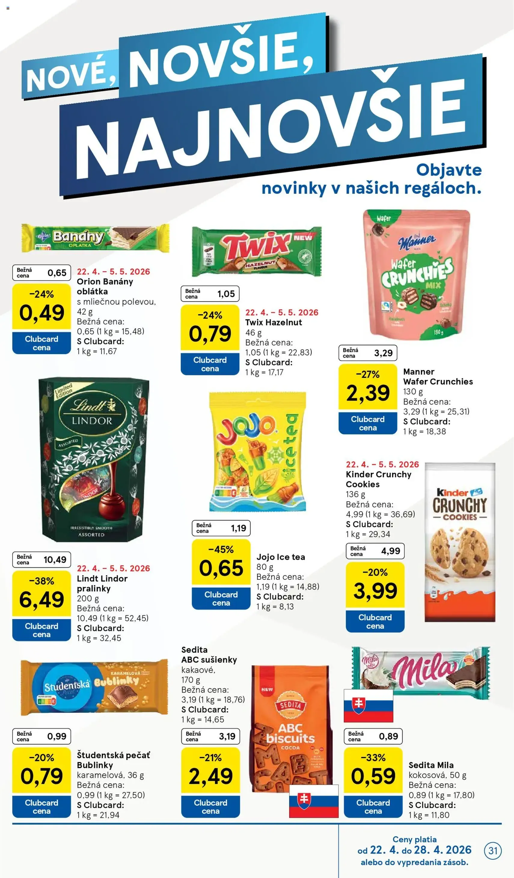 Tesco Hypermarket - leták - platný leták od 22.04.2026 strana 31 z 45