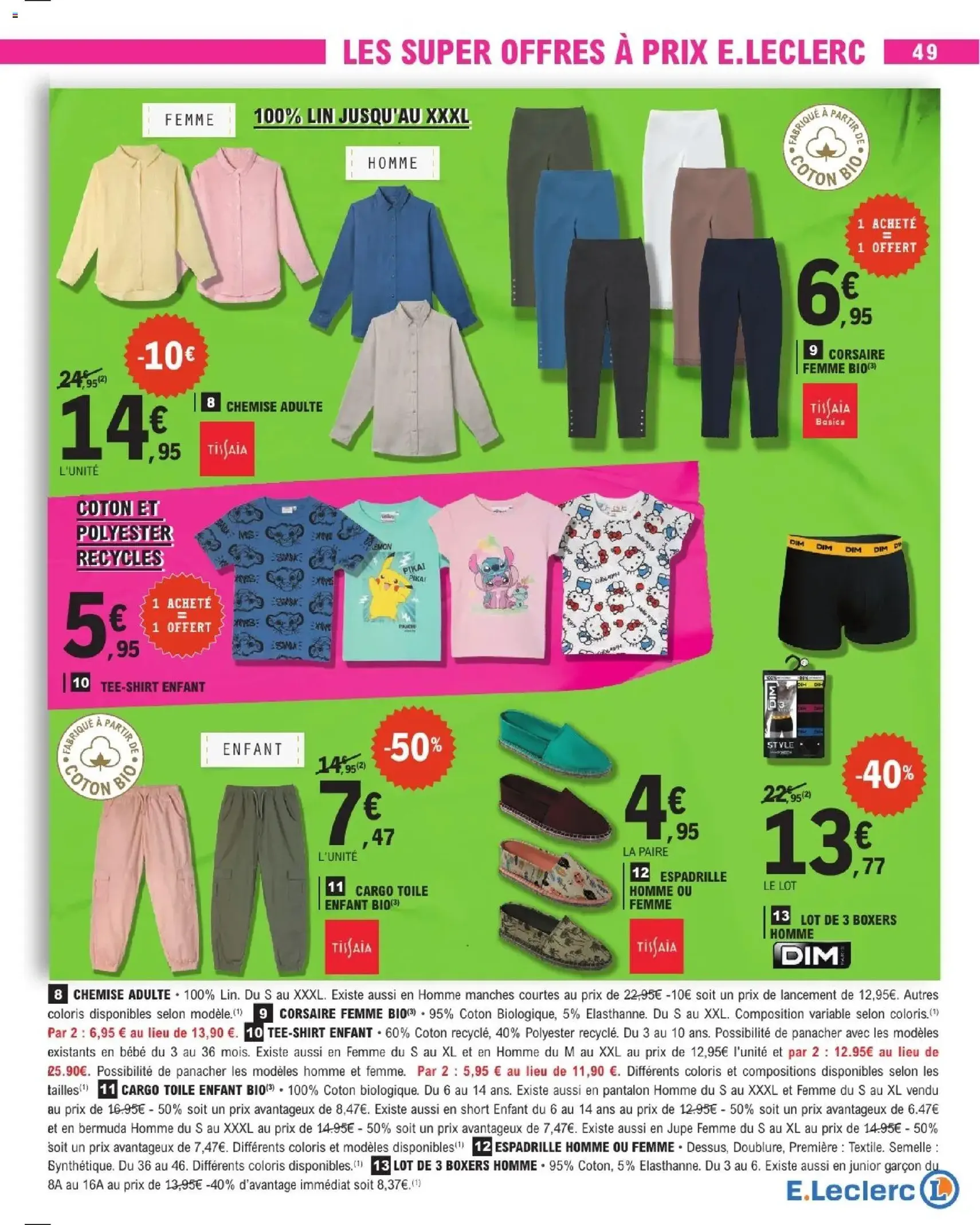 E.Leclerc catalogue de la semaine 16 - brochure valable à partir du 14/04/2026, page 49 sur 56