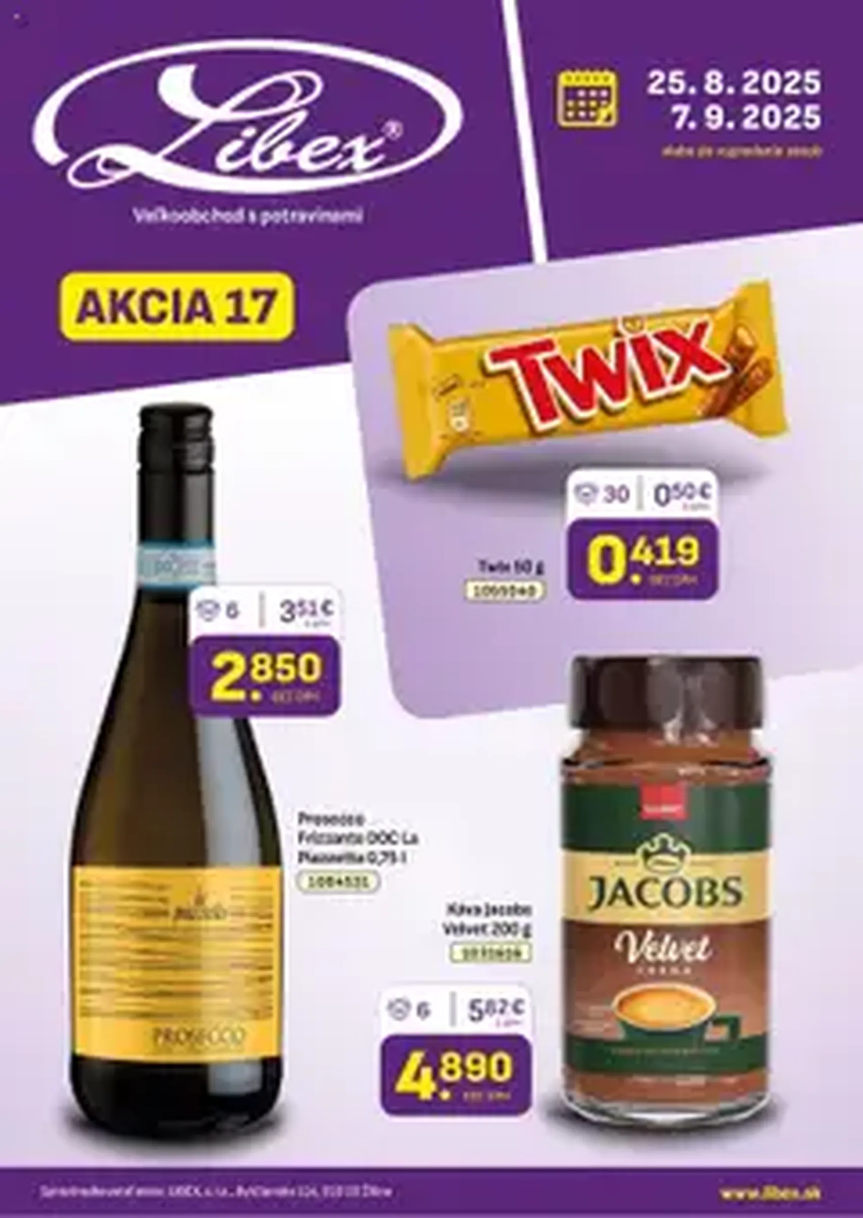 Libex leták - platný leták od 25.08.2025 strana 1 z 1