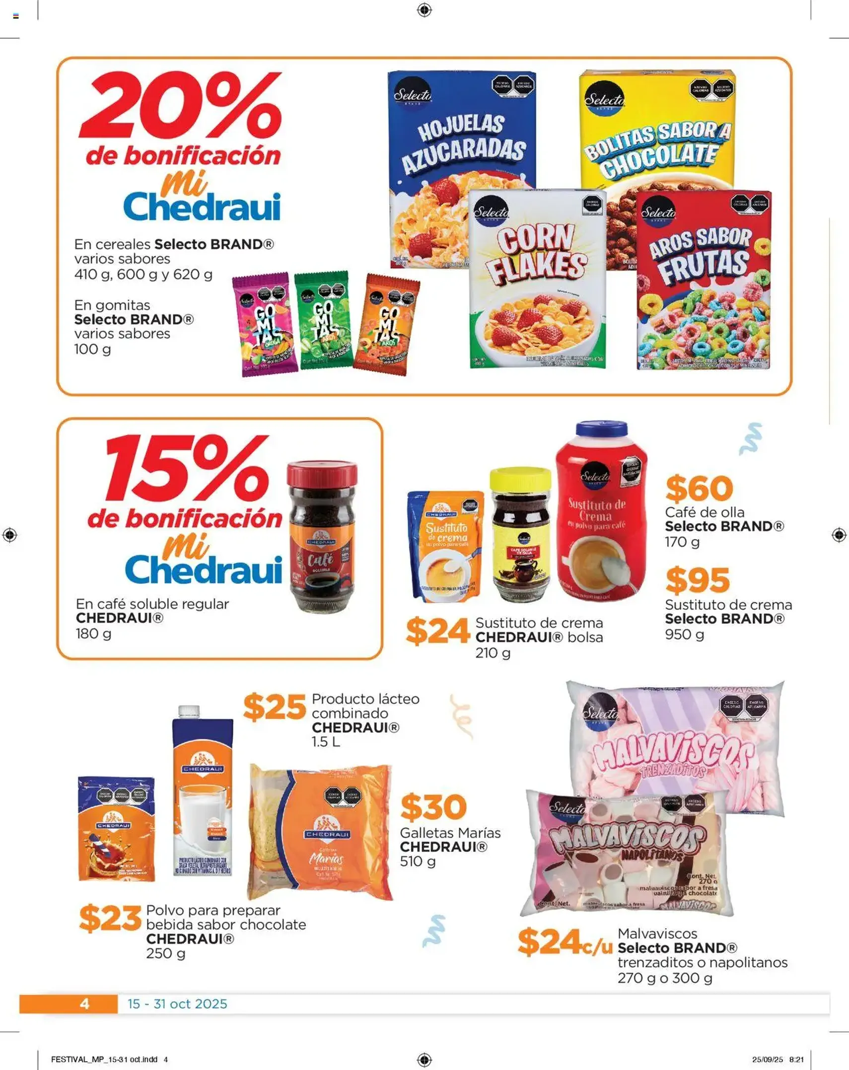 Chedraui - Folleto Nuestras marcas propias - folleto válido desde 15/10/2025 página 4 de 16