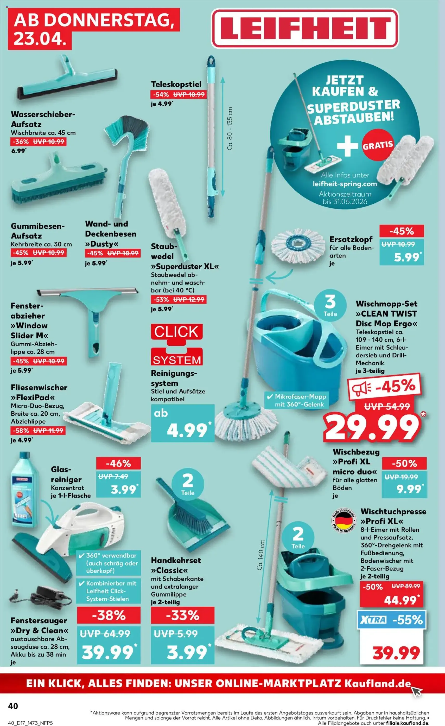 Kaufland Prospekt - Gültiger Prospekt ab 23.04.2026, Seite 40 von insgesamt 54