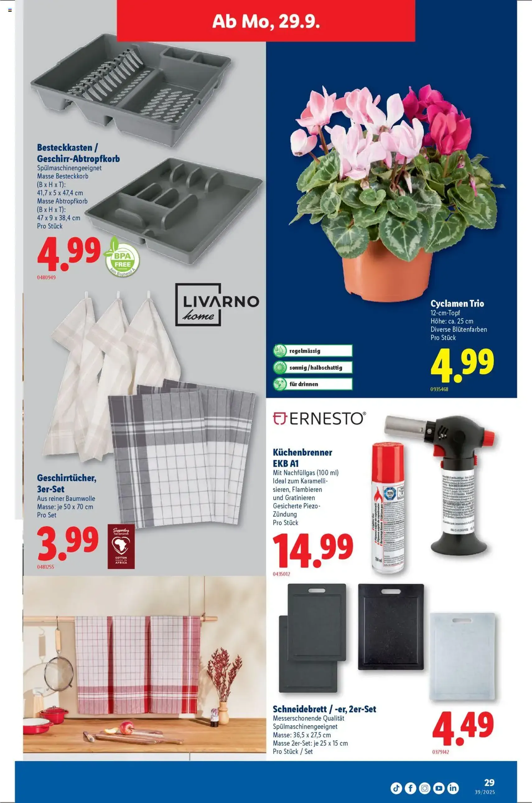 Lidl Aktionen - Gültiger Prospekt ab 25.09.2025, Seite 29 von insgesamt 32