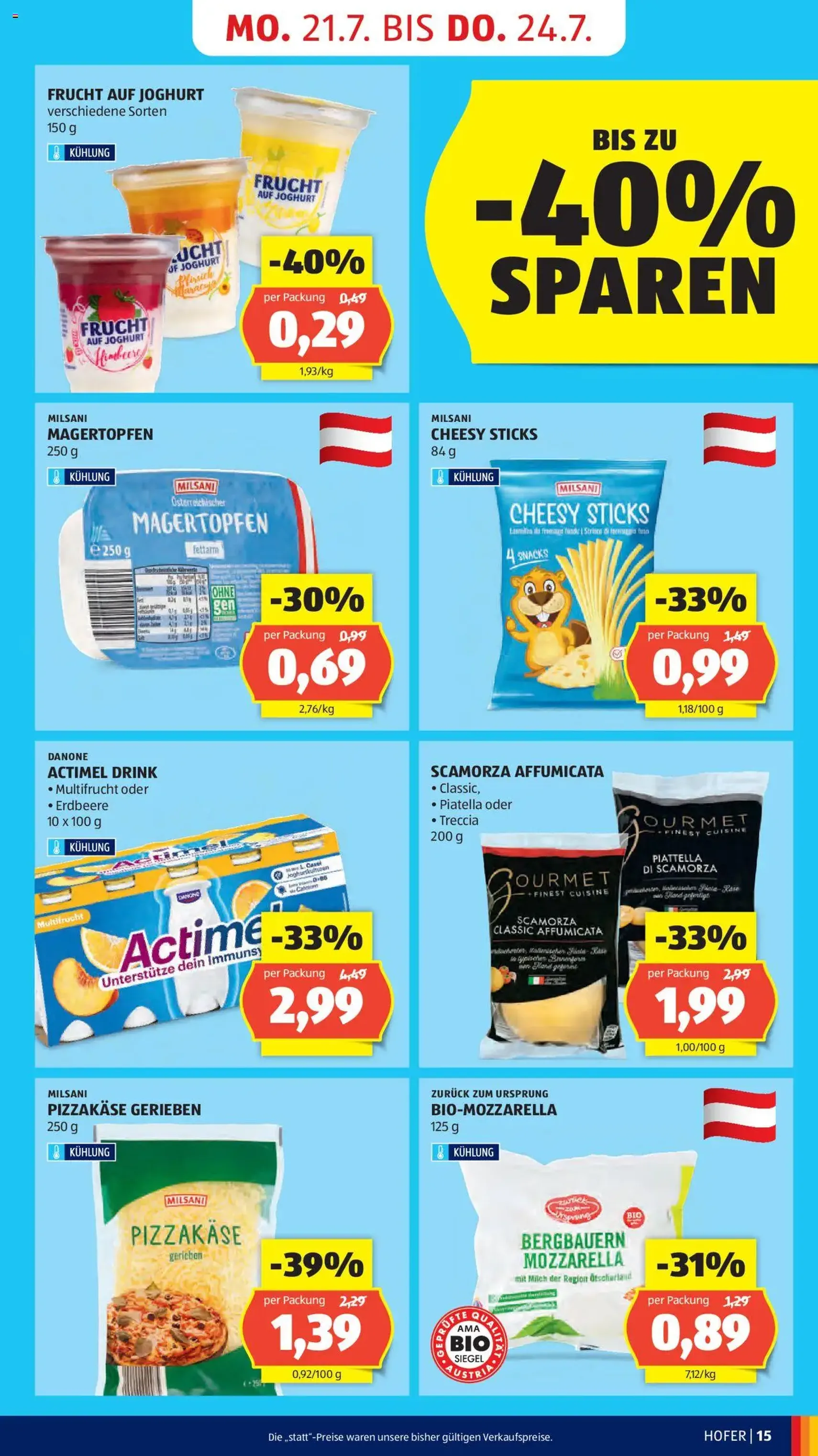 Hofer Flugblatt - Gültiger Prospekt ab 18.07.2025, Seite 17 von insgesamt 41 Hofer Flugblatt - Gültiger Prospekt ab 18.07.2025, Seite 17 von insgesamt 41