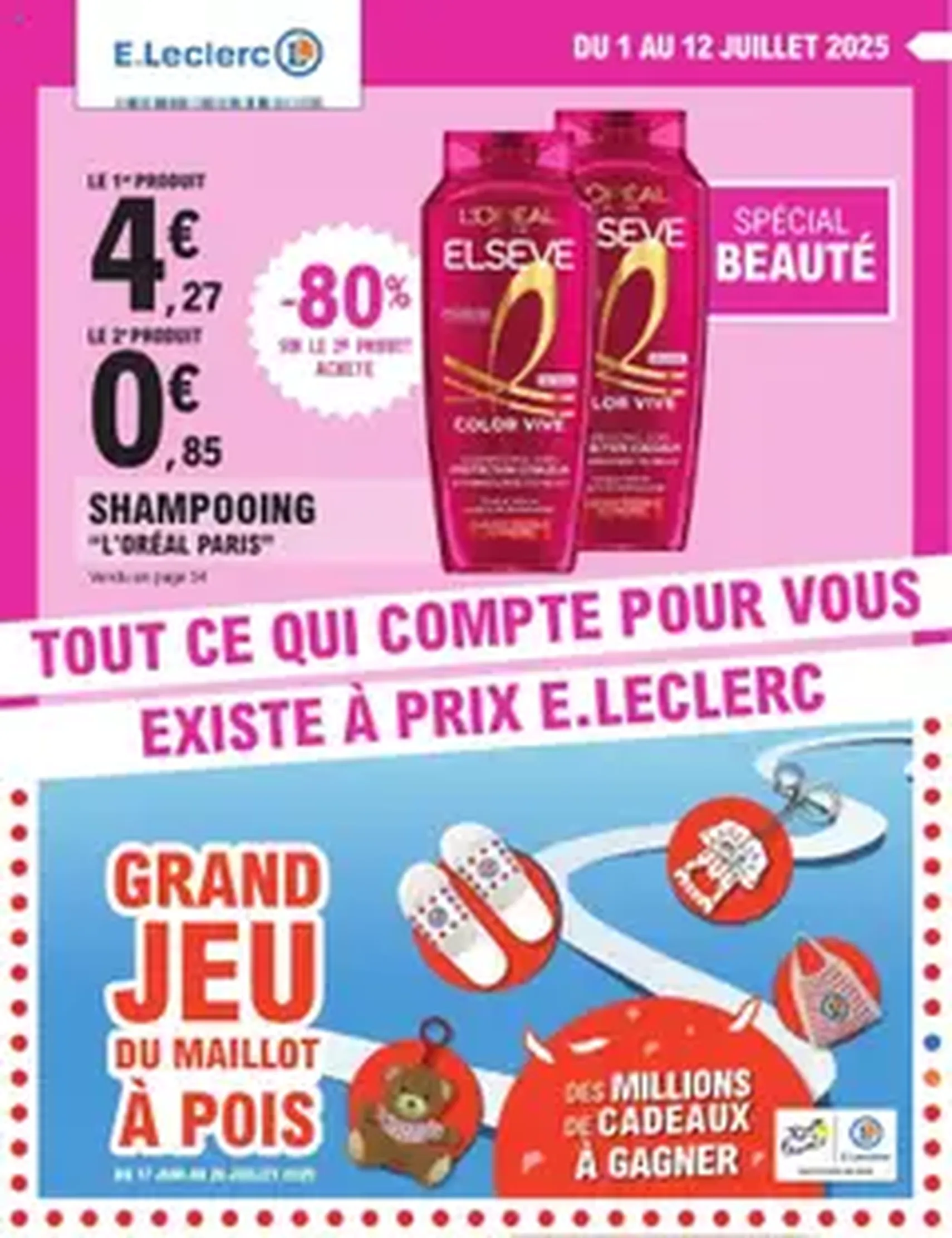 E.Leclerc catalogue semaine 27 - brochure valable à partir du 01/07/2025, page 1 sur 1