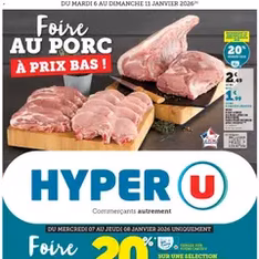 Hyper U catalogue - Prévisualisation du catalogue valable à partir du 06/01/2026