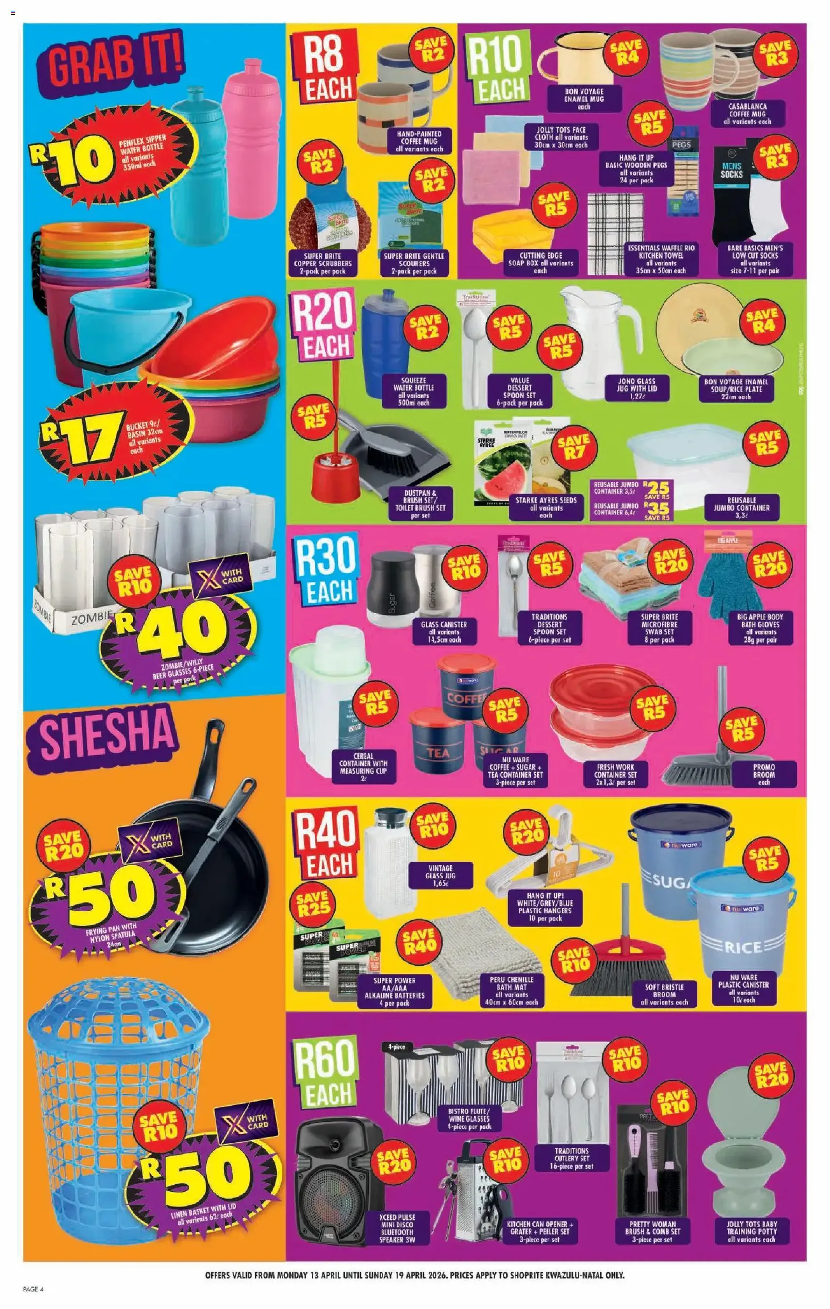 Shoprite Specials - valid flyer from 13/04/2026, page 4 of 8
