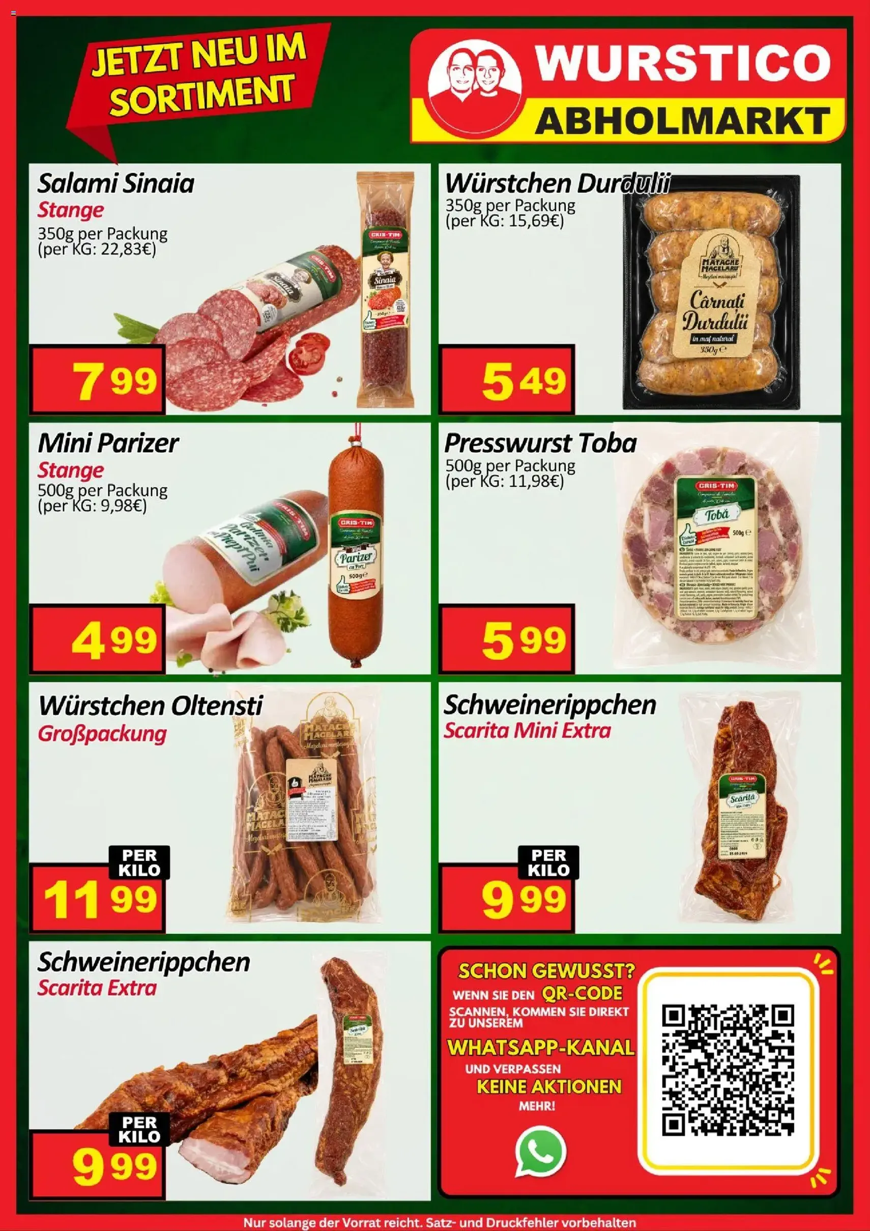 Wurstico Abholmarkt Flugblatt - Gültiger Prospekt ab 17.09.2026, Seite 10 von insgesamt 13