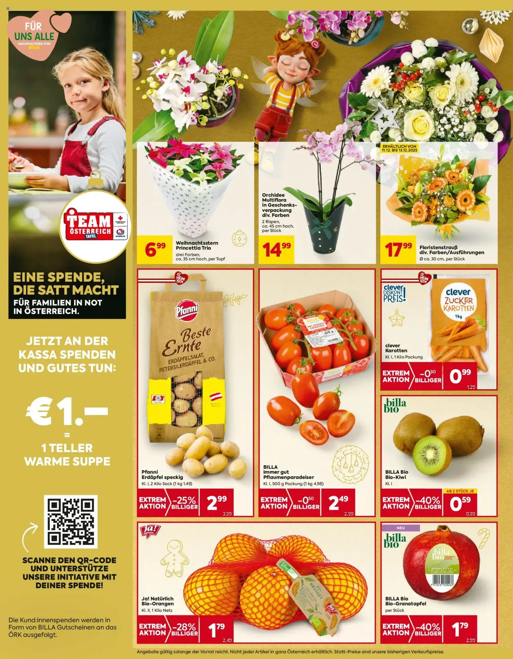 Billa Flugblatt - Gültiger Prospekt ab 11.12.2025, Seite 6 von insgesamt 14