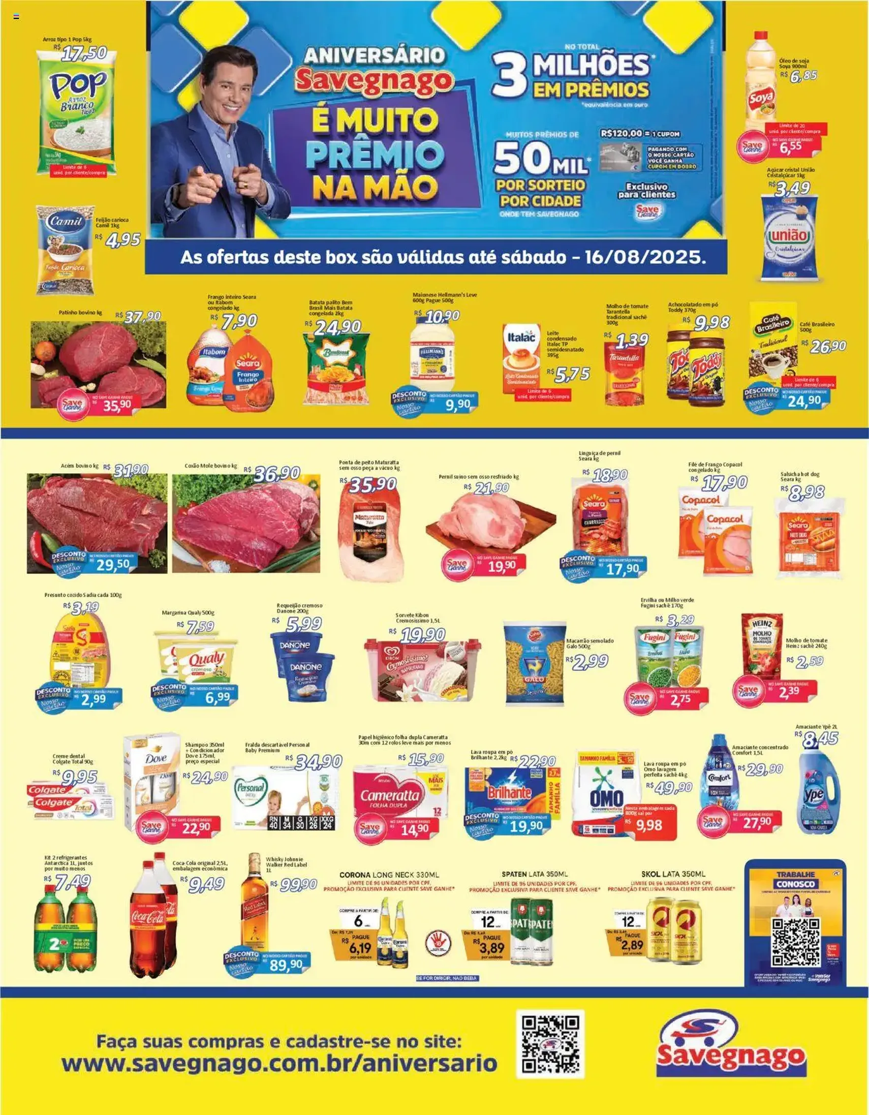 Savegnago - Ofertas da semana - folheto válido a partir de 14/08/2025 página 1 de 4
