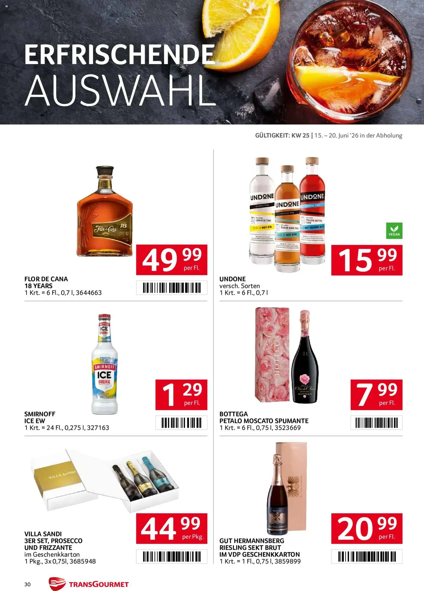 Transgourmet Flugblatt - Gültiger Prospekt ab 15.06.2026, Seite 30 von insgesamt 32