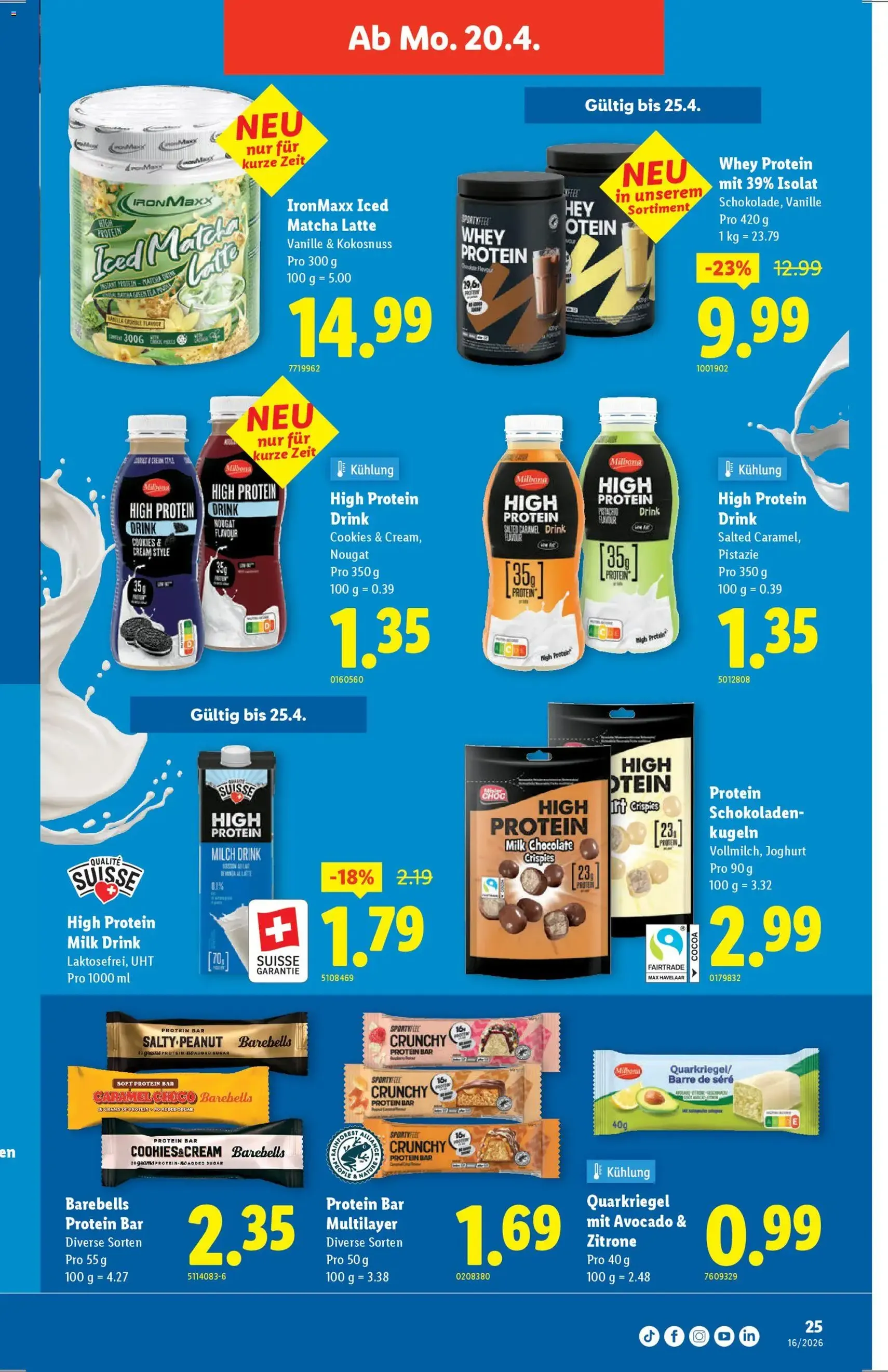 Lidl aktionen - Gültiger Prospekt ab 16.04.2026, Seite 25 von insgesamt 32