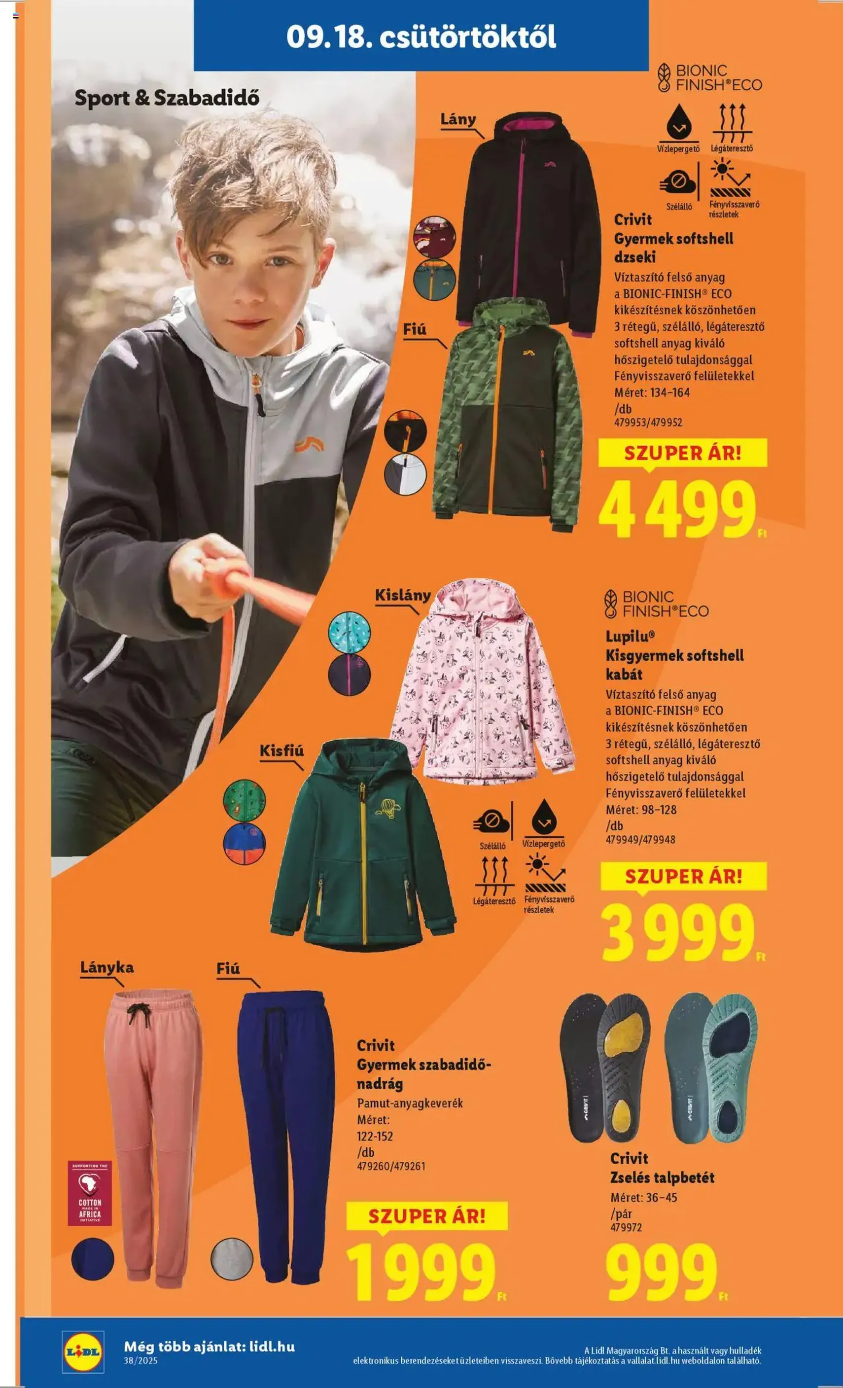 Lidl Akciós újság - 2025.09.18. érvényes szórólap 40 oldal 74 oldalból
