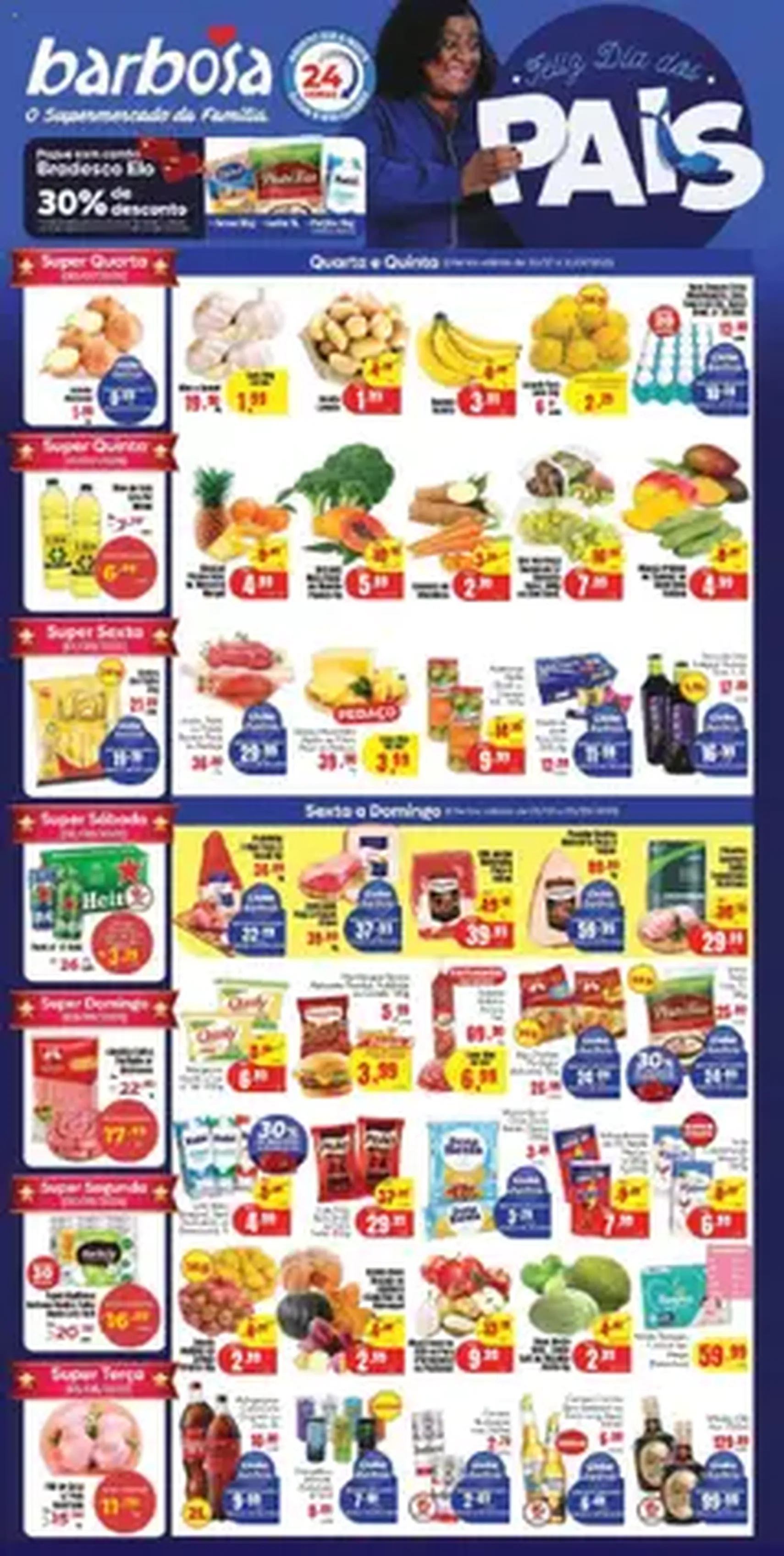 Barbosa Supermercados - Ofertas da semana - folheto válido a partir de 30/07/2025 página 1 de 1