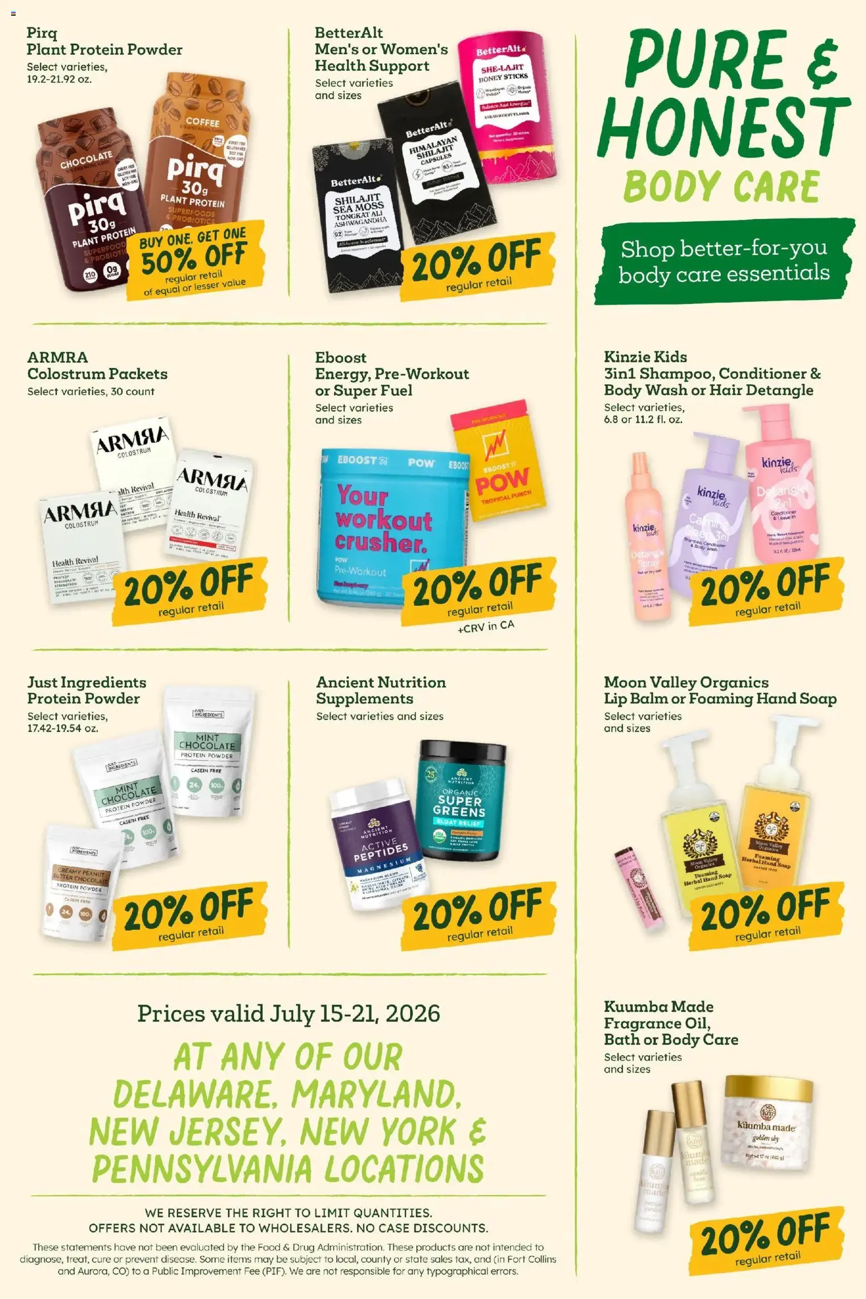 Sprouts Weekly Ad - valid flyer from 07/15/2026, page 11 of 12