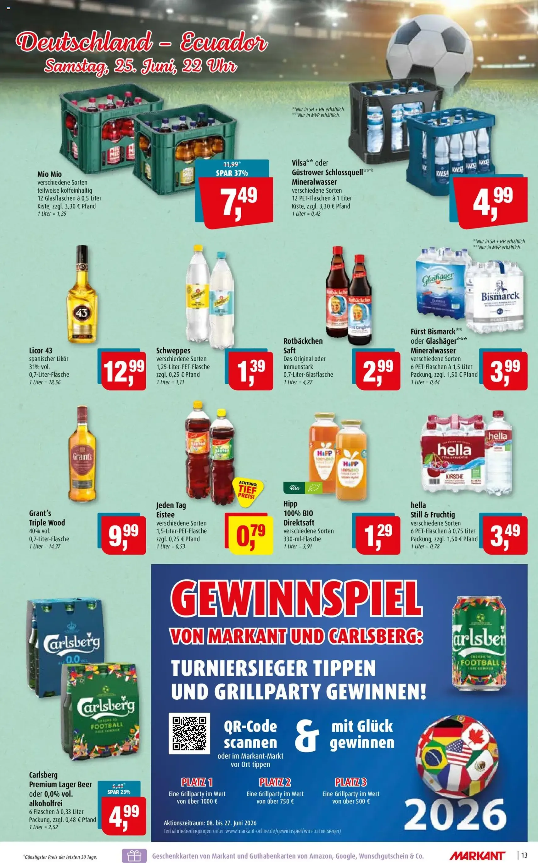 Markant Prospekt - Gültiger Prospekt ab 22.06.2026, Seite 13 von insgesamt 14