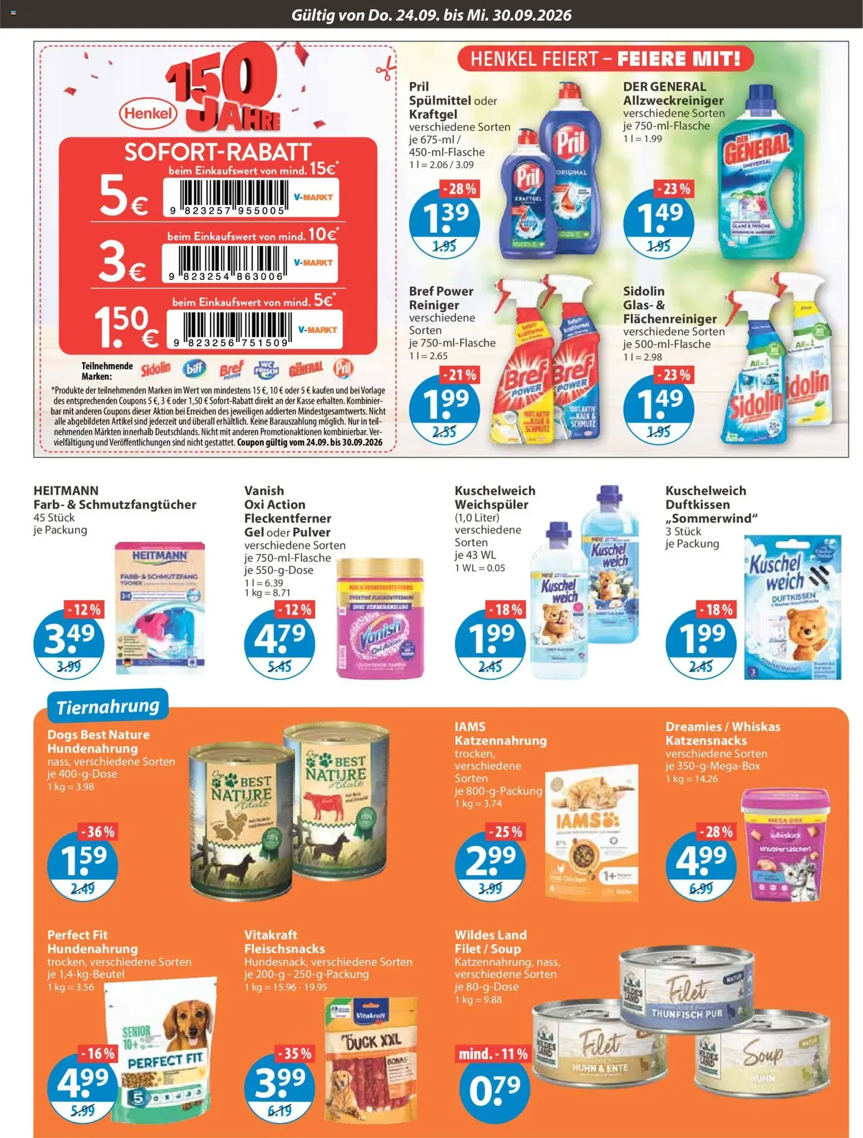 V-Markt Angebote - Gültiger Prospekt ab 24.09.2026, Seite 15 von insgesamt 30