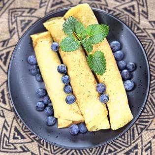 Previsualización de la receta Pancakes sin azúcar