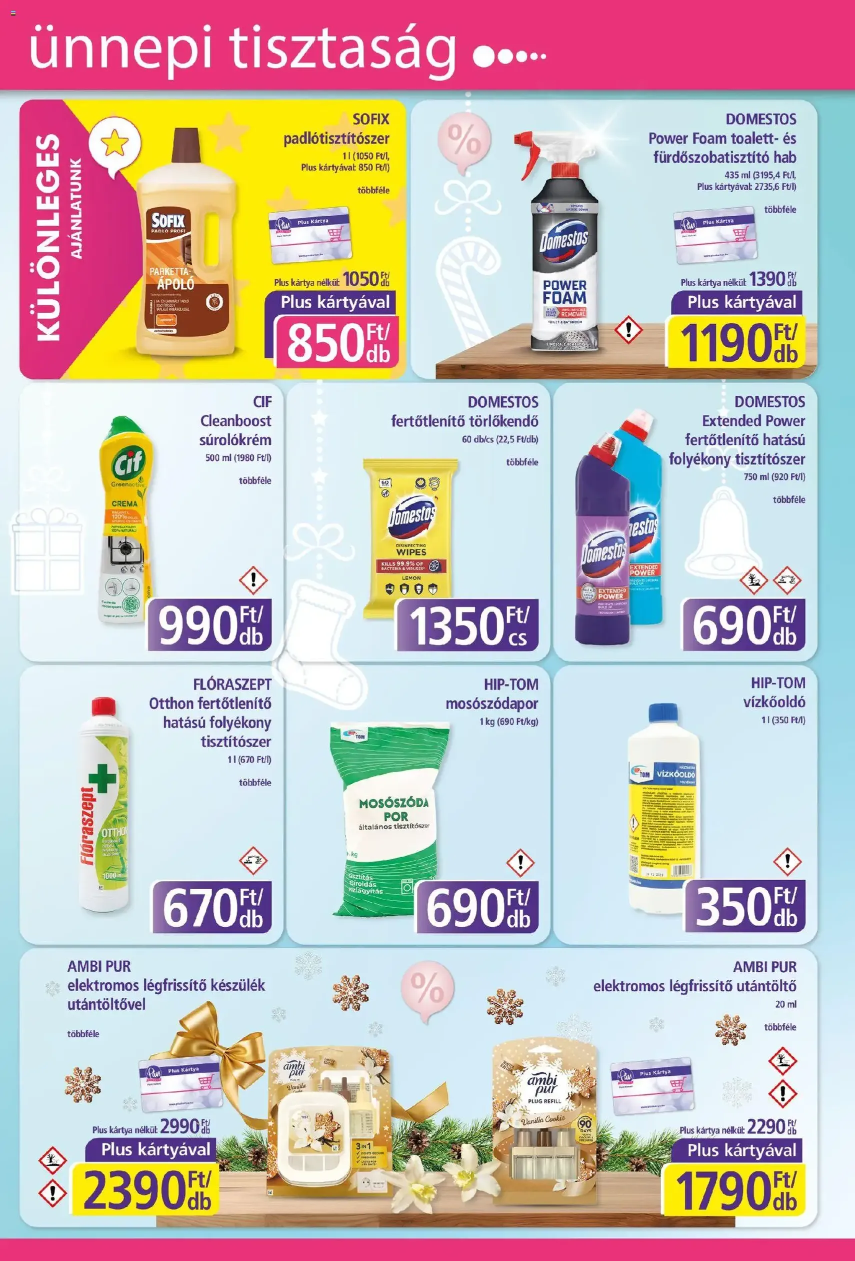 Plus Market Akciós újság - 2025.12.04. érvényes szórólap 3 oldal 12 oldalból